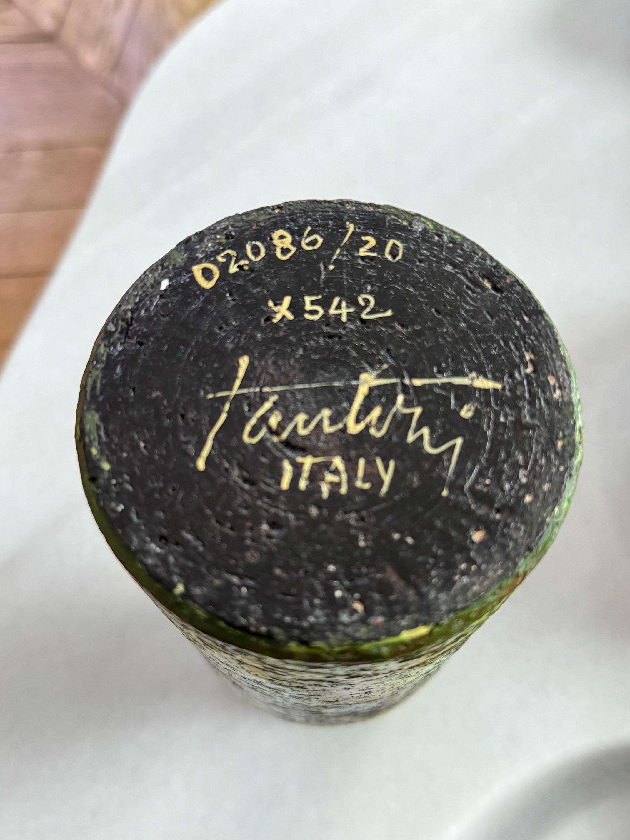 Marcello Fantoni Jarrón de cerámica de mediados de siglo , Italia, años 60 en Bueno estado para la venta en Paris, FR