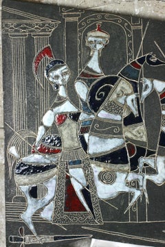 Marcello Fantoni Modernist Centurian Plaque