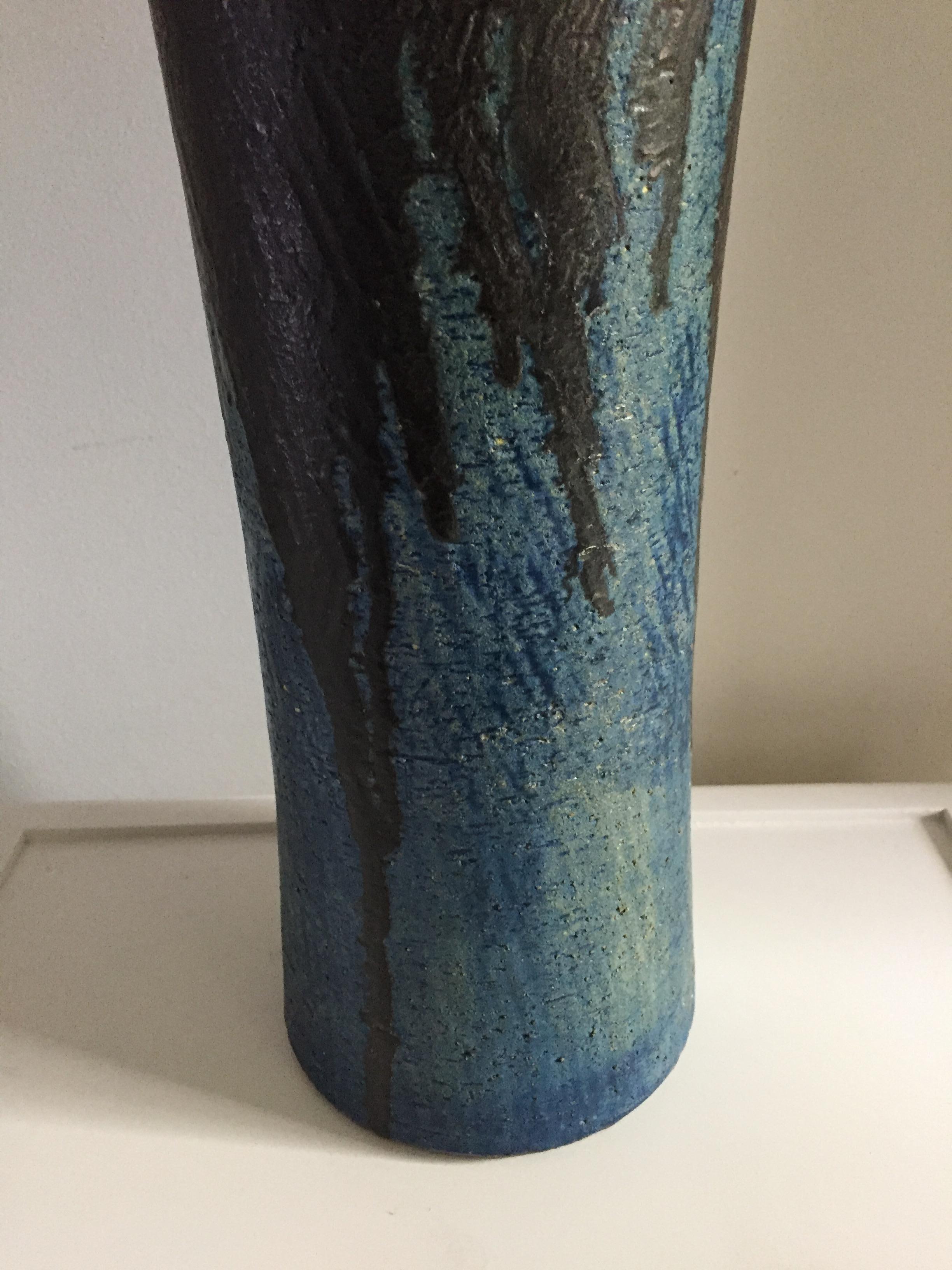 Marcello Fantoni Monumental Ceramic Vase For Sale 1