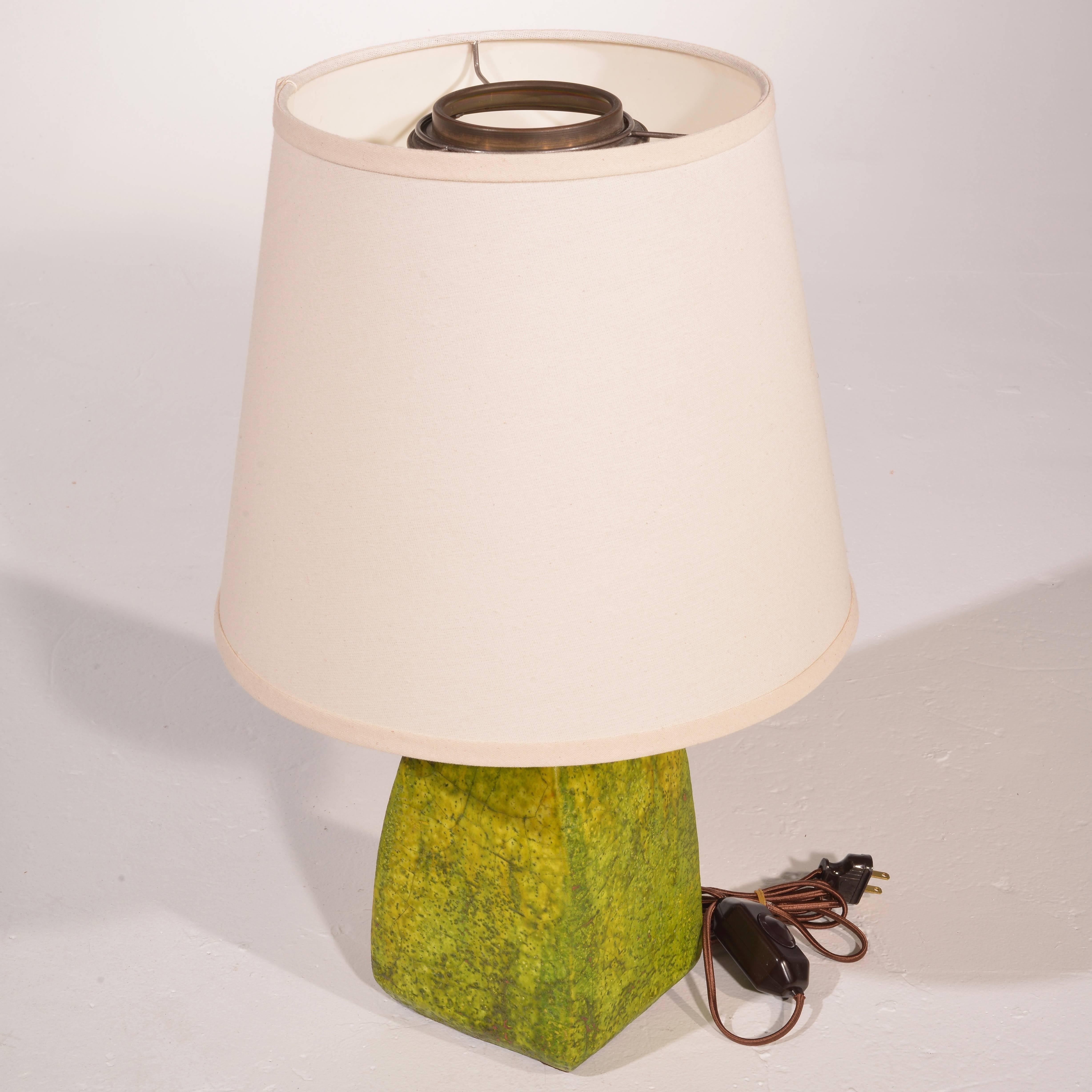 Lampe de table en céramique Marcello Fantoni Studio en vente 4