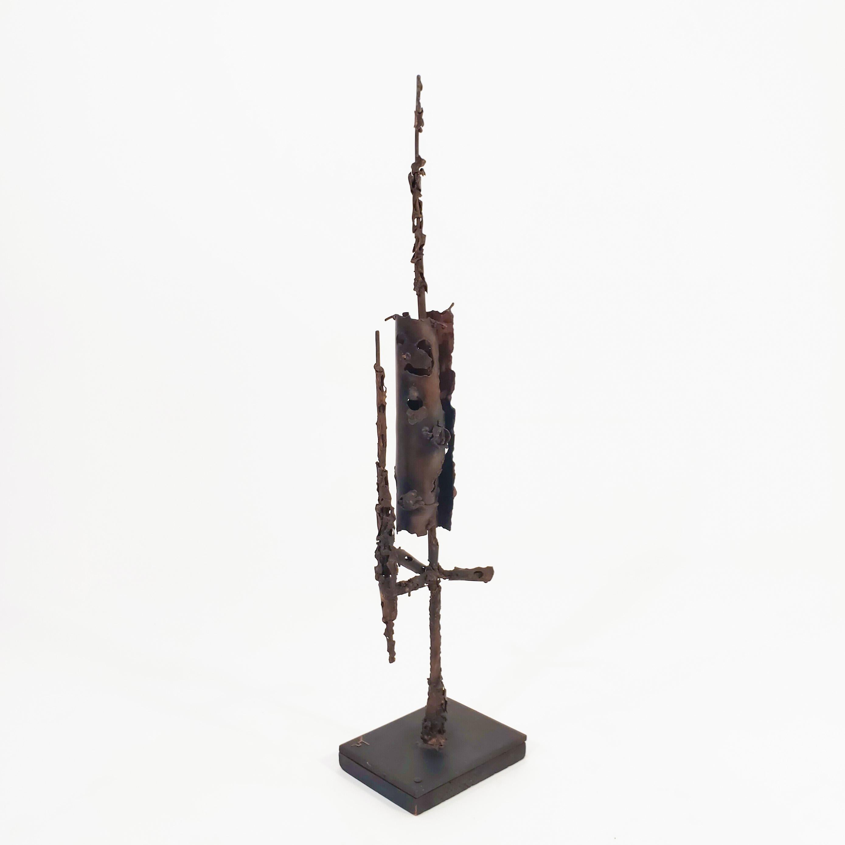 Brutalist Marcello Fantoni style. Stunning brutalist sculpture, Italy, 1950s For Sale