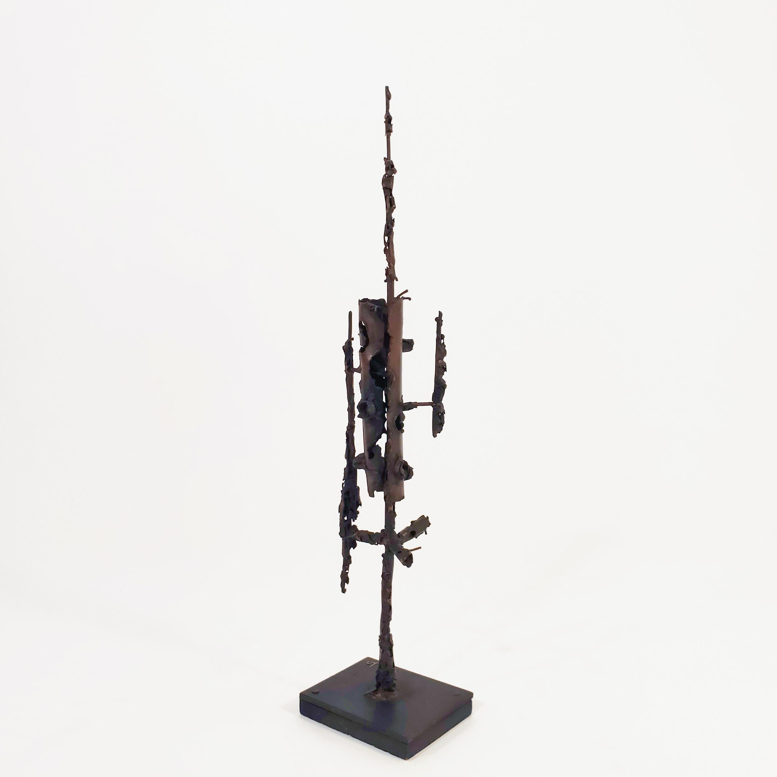 Italian Marcello Fantoni style. Stunning brutalist sculpture, Italy, 1950s For Sale