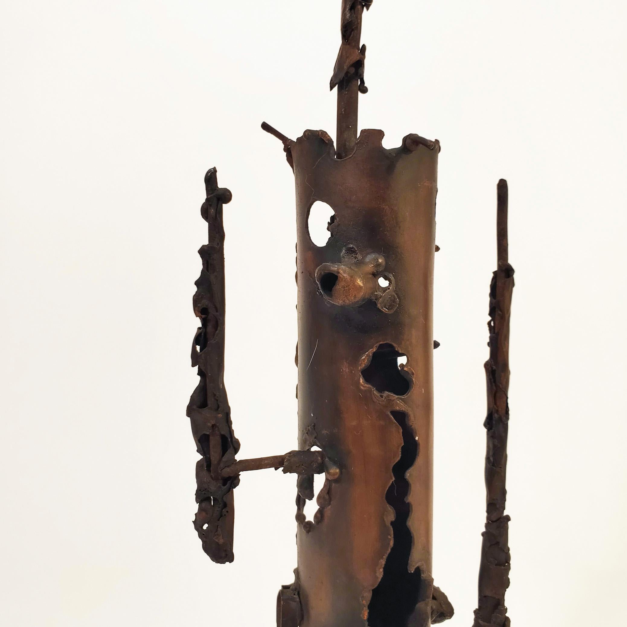 Mid-19th Century Marcello Fantoni style. Stunning brutalist sculpture, Italy, 1950s For Sale
