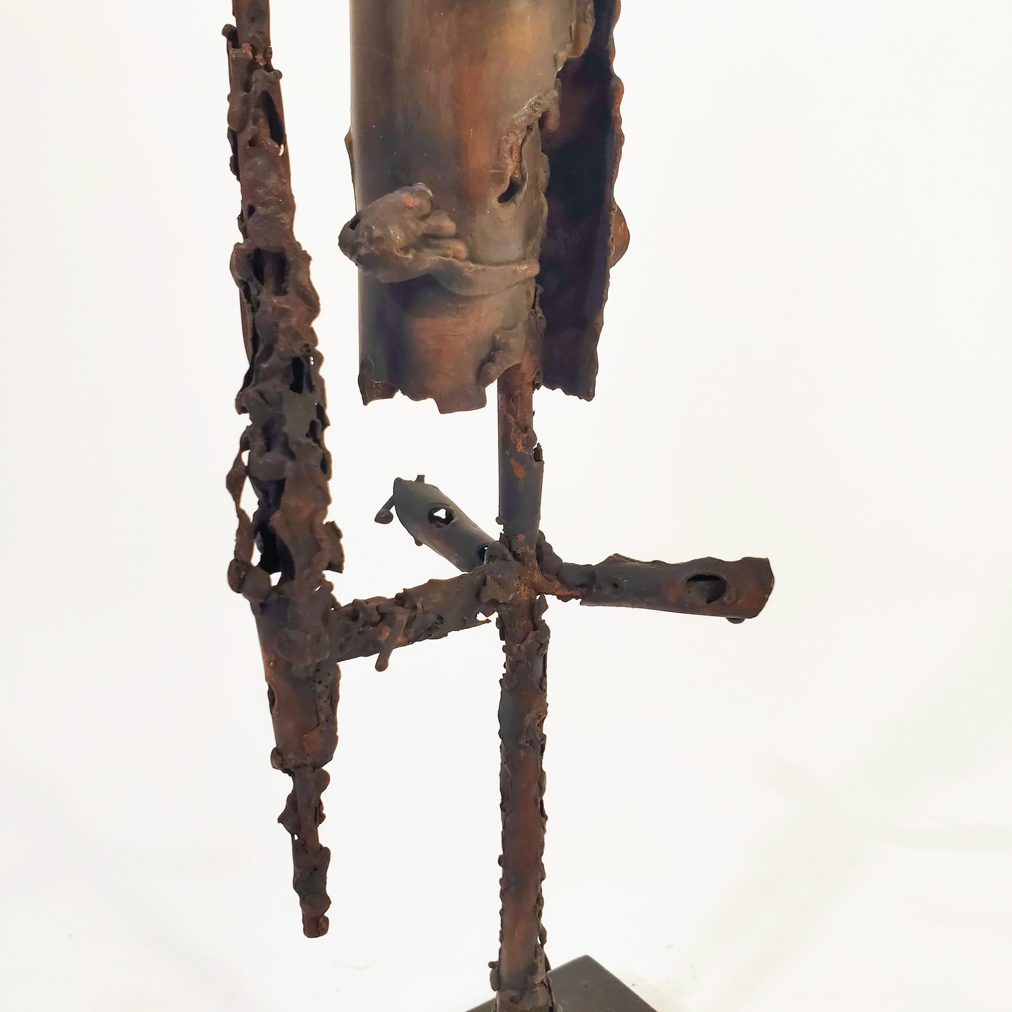 Marcello Fantoni style. Stunning brutalist sculpture, Italy, 1950s For Sale 1