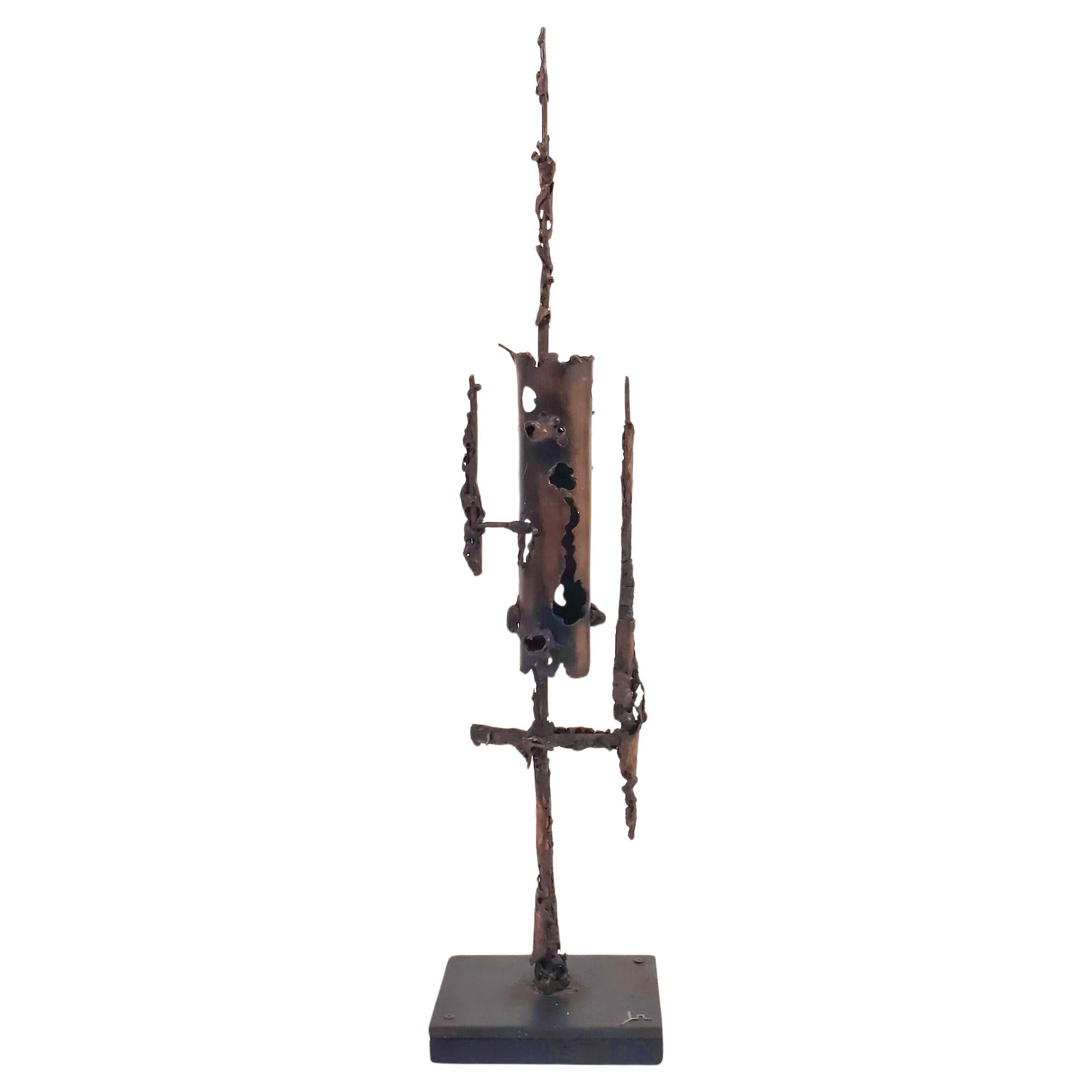 Marcello Fantoni style. Stunning brutalist sculpture, Italy, 1950s For Sale