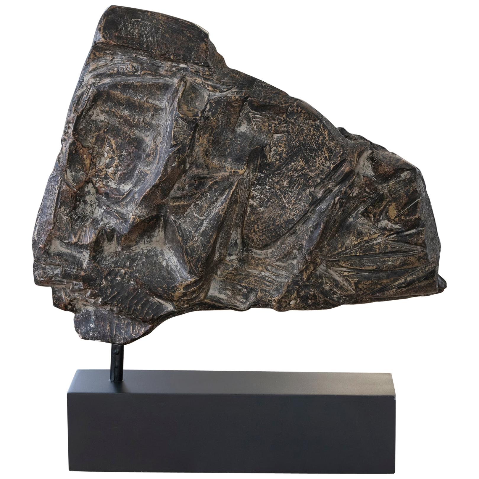 Marcello Fantoni "Untitled" Hi Fire Ceramic Abstract Sculpture Italy, circa 1970