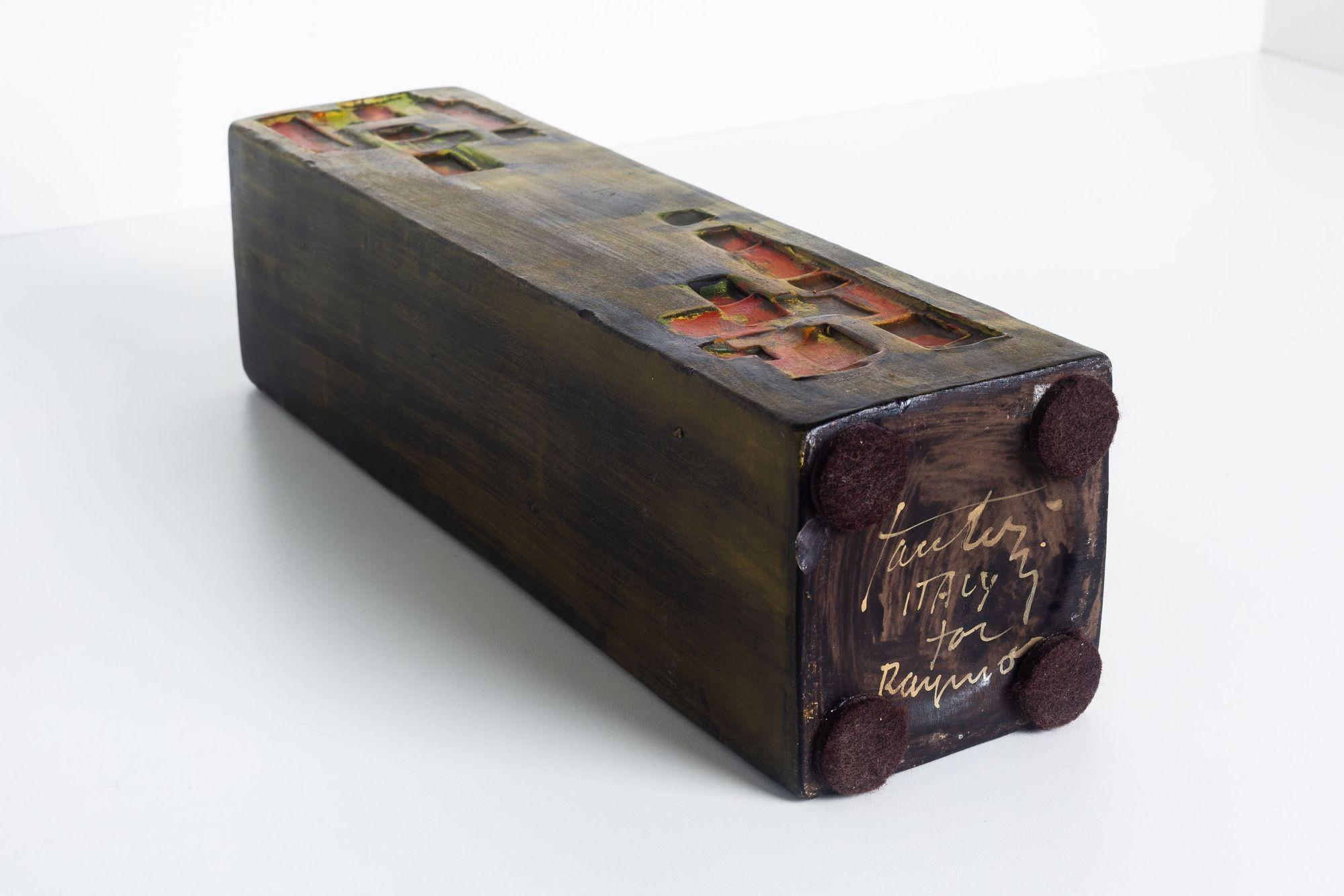 Cotto in fornace Vaso di Marcello Fantoni per Raymor, Italia, 1950 in vendita