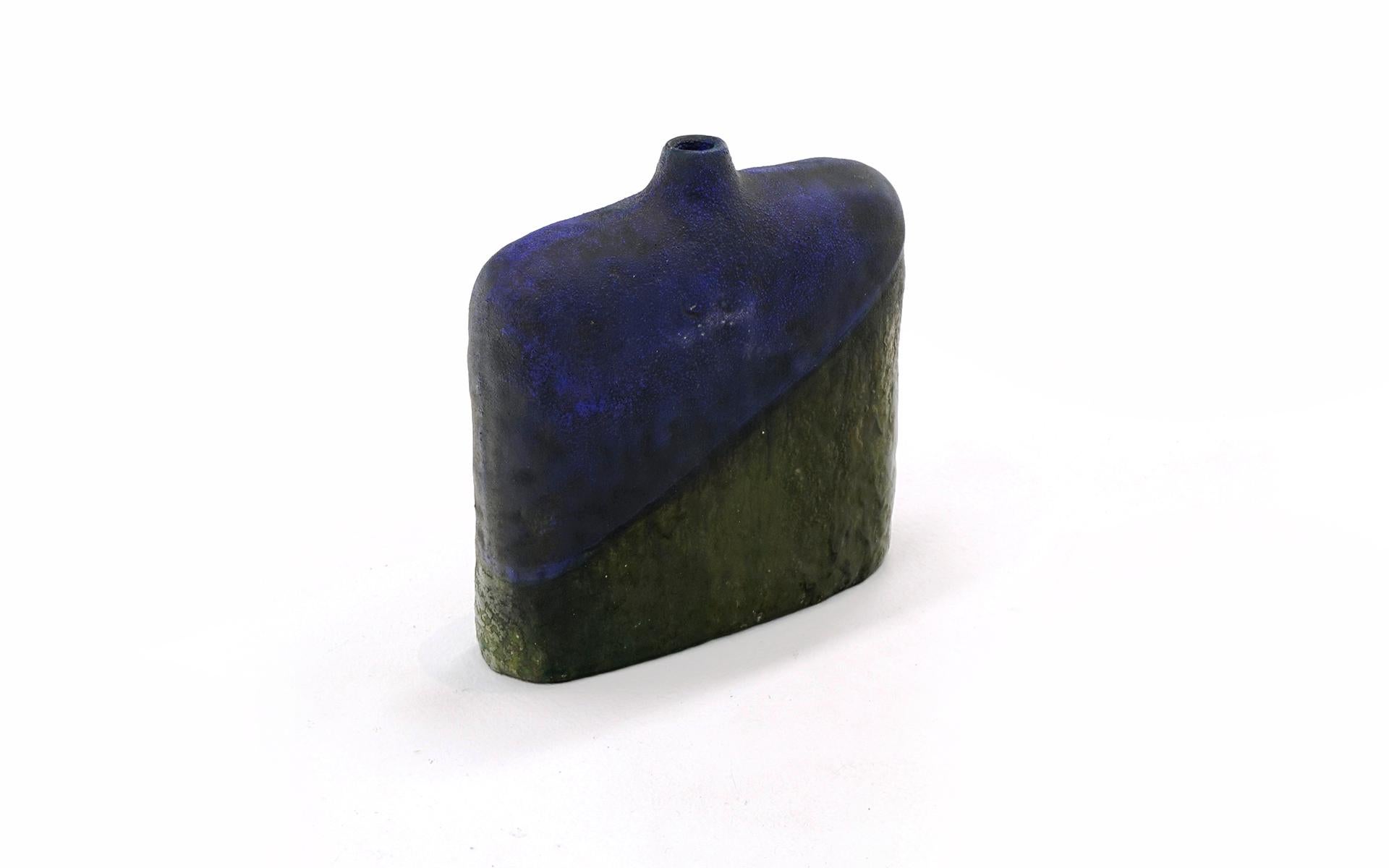 Marcello Fantoni Vase for Raymor, Italy c. 1960 glazed earthenware. No chips, cracks or repairs. Beautiful piece. Signed to underside 'Fantoni Italy for Raymor'.