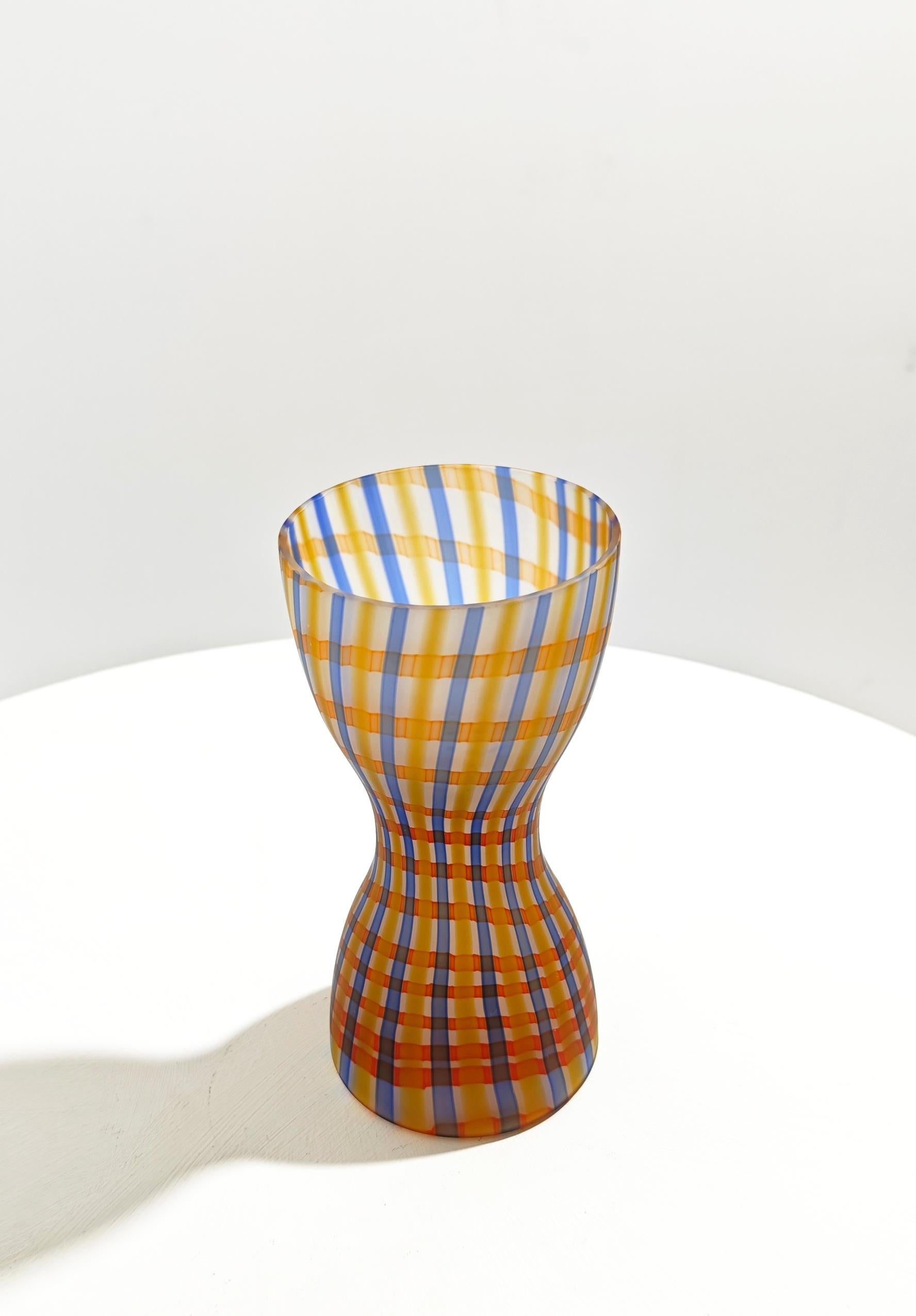 Marcello Furlan per Lip Murano Italia 89s Vaso in vetro soffiato decorato metà secolo in vendita 9