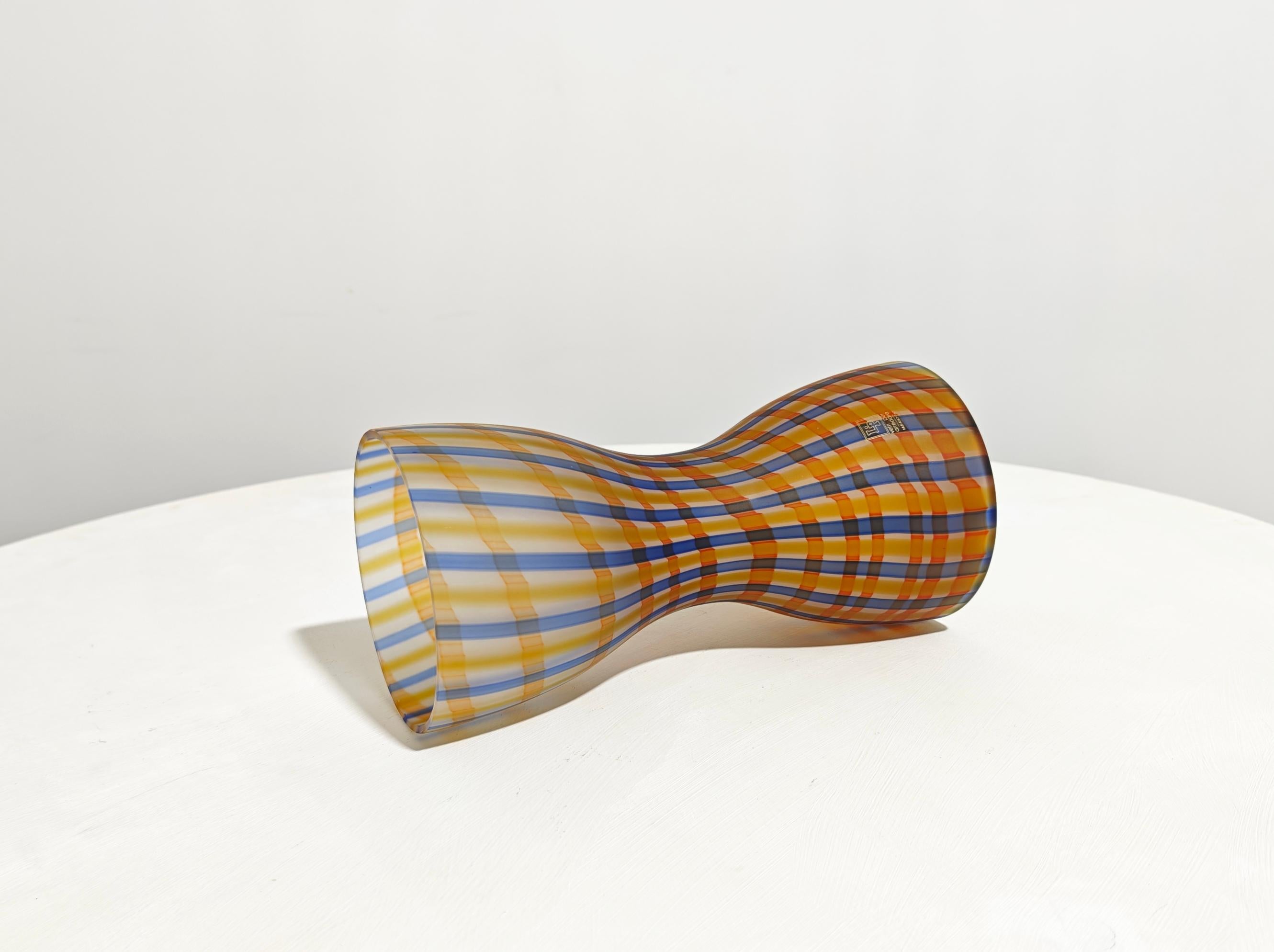 Marcello Furlan per Lip Murano Italia 89s Vaso in vetro soffiato decorato metà secolo in vendita 10