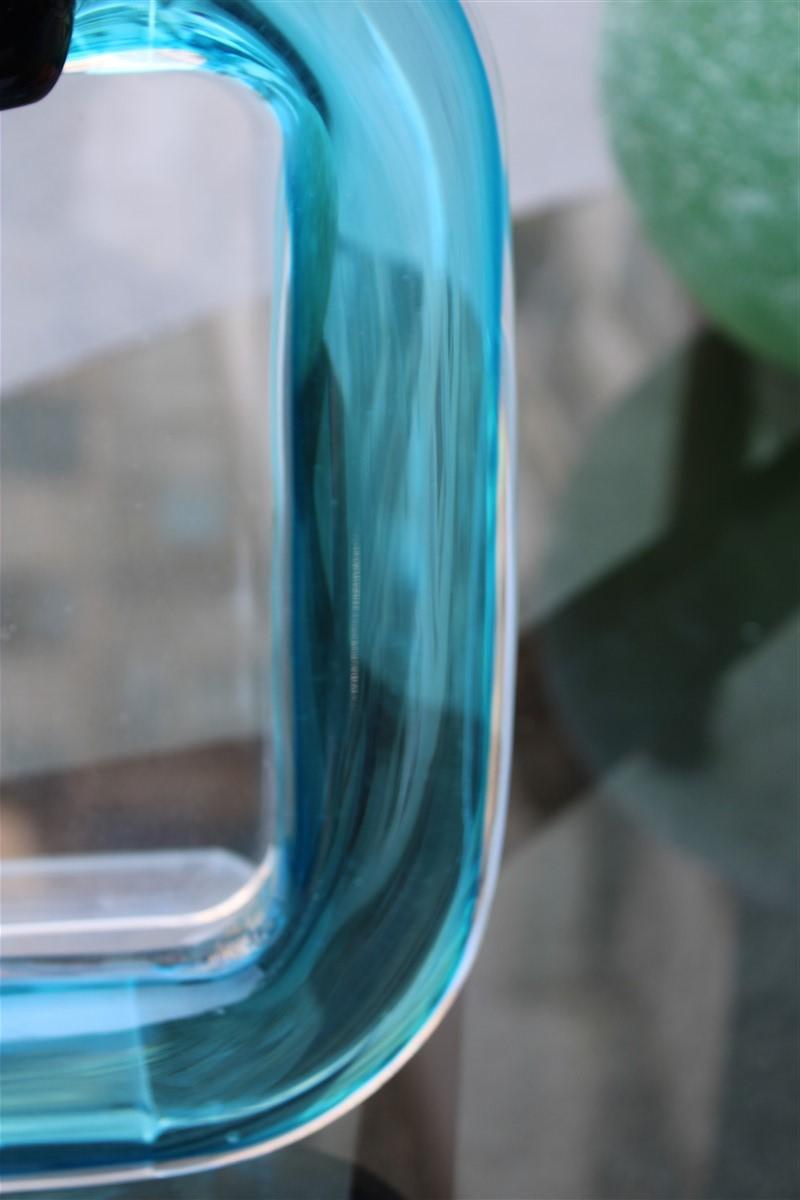 Modern Marcello Furlan Murano Glass Picture Frame Italian Design 1990 Heavenly Black