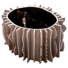 "Marcello" Glazed Ceramic Vessel, Moderno Collection