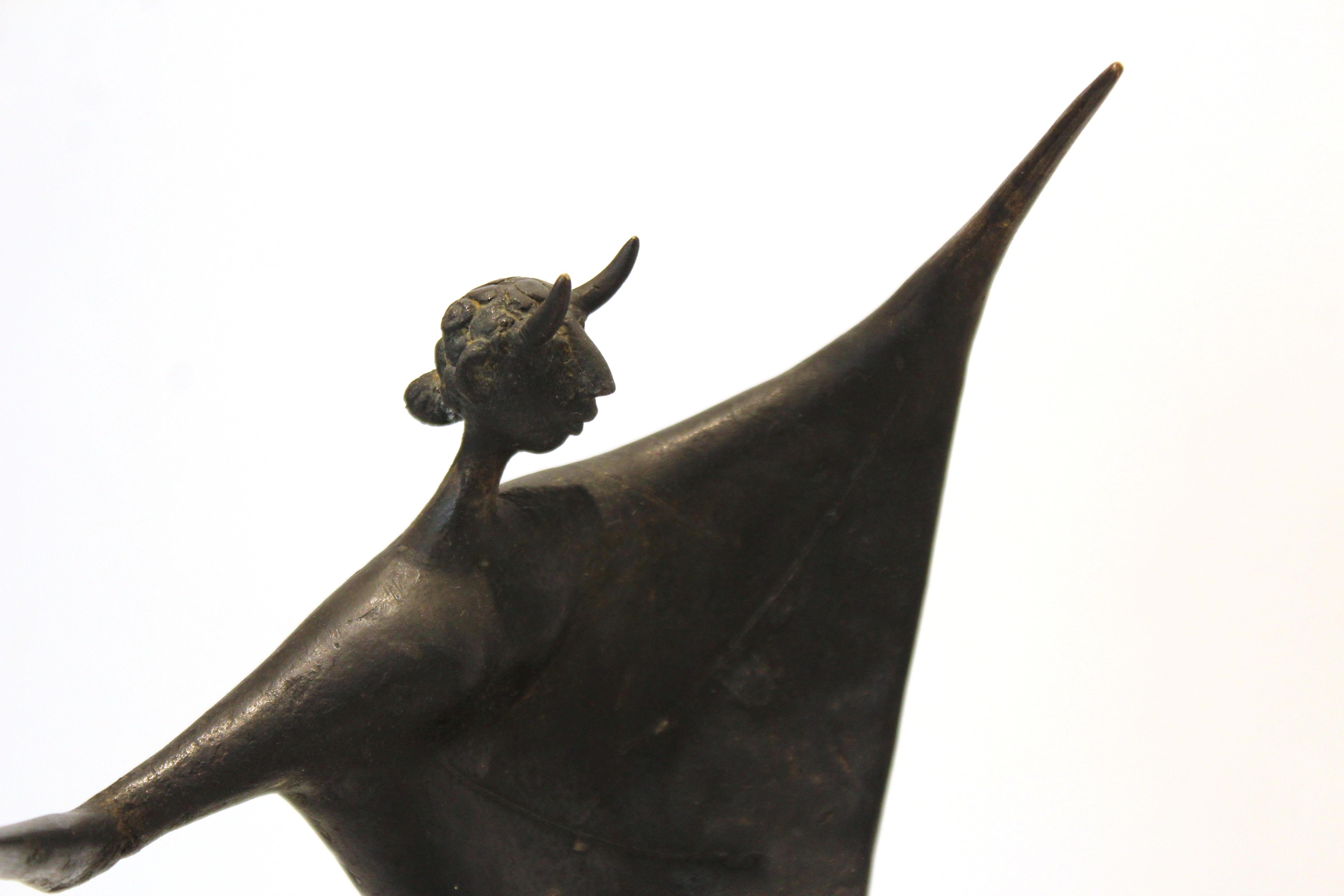 Marcello Mascherini 'Corrida' Bullfighter Italian Midcentury Bronze Sculpture For Sale 1