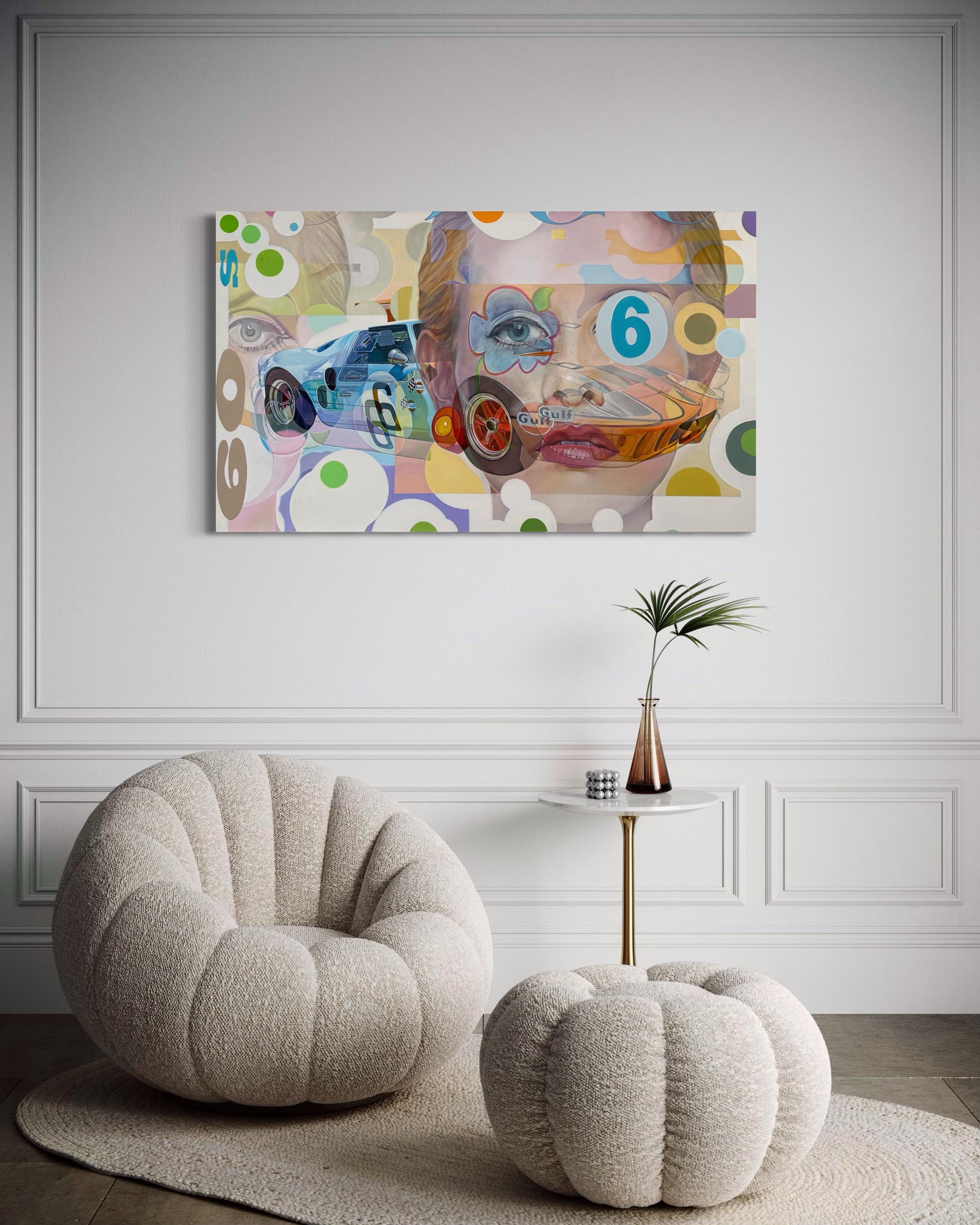 Sixties - Surrealist Painting by Marcello Petisci