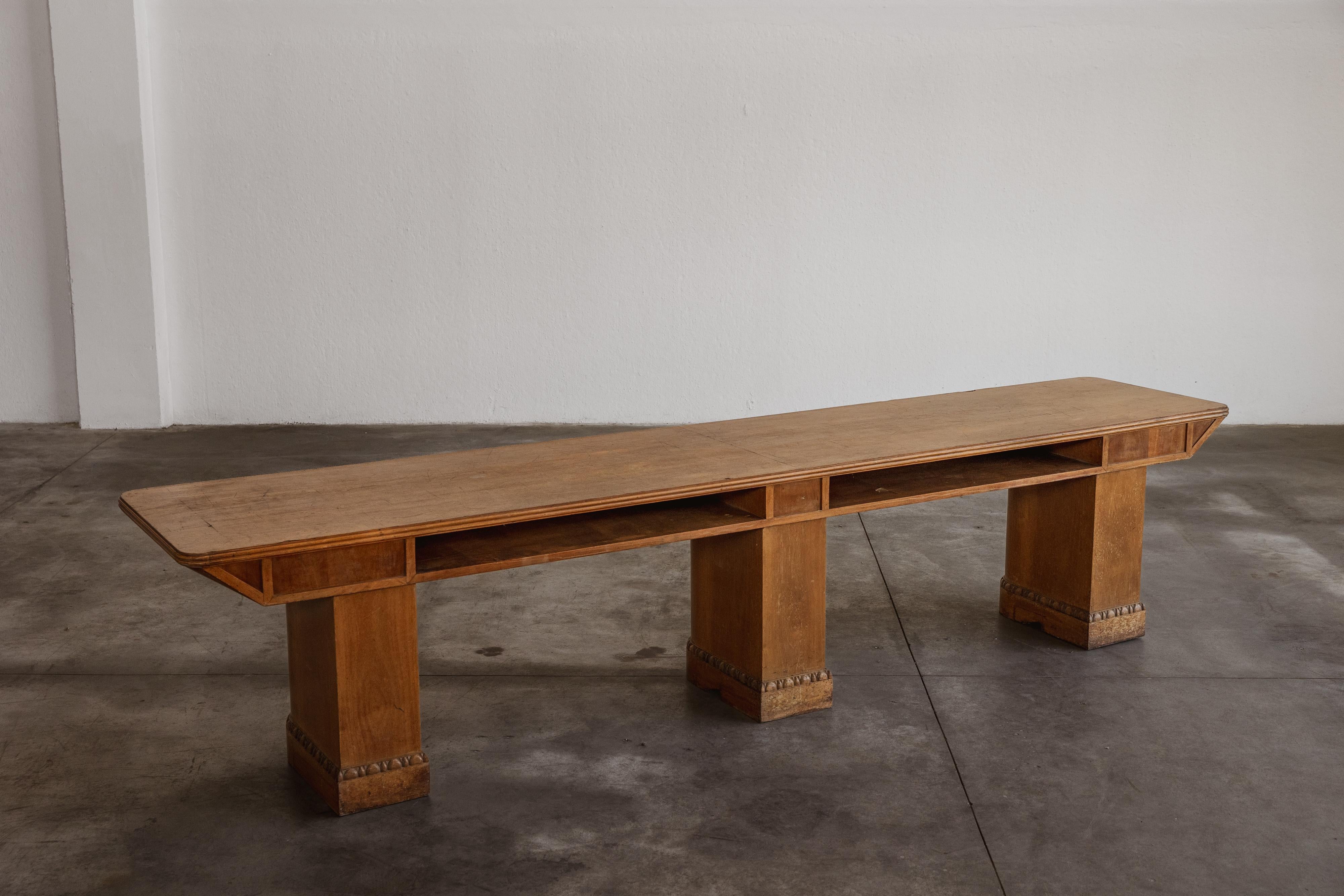 Mid-20th Century Marcello Piacentini Counter Table, 1930s For Sale