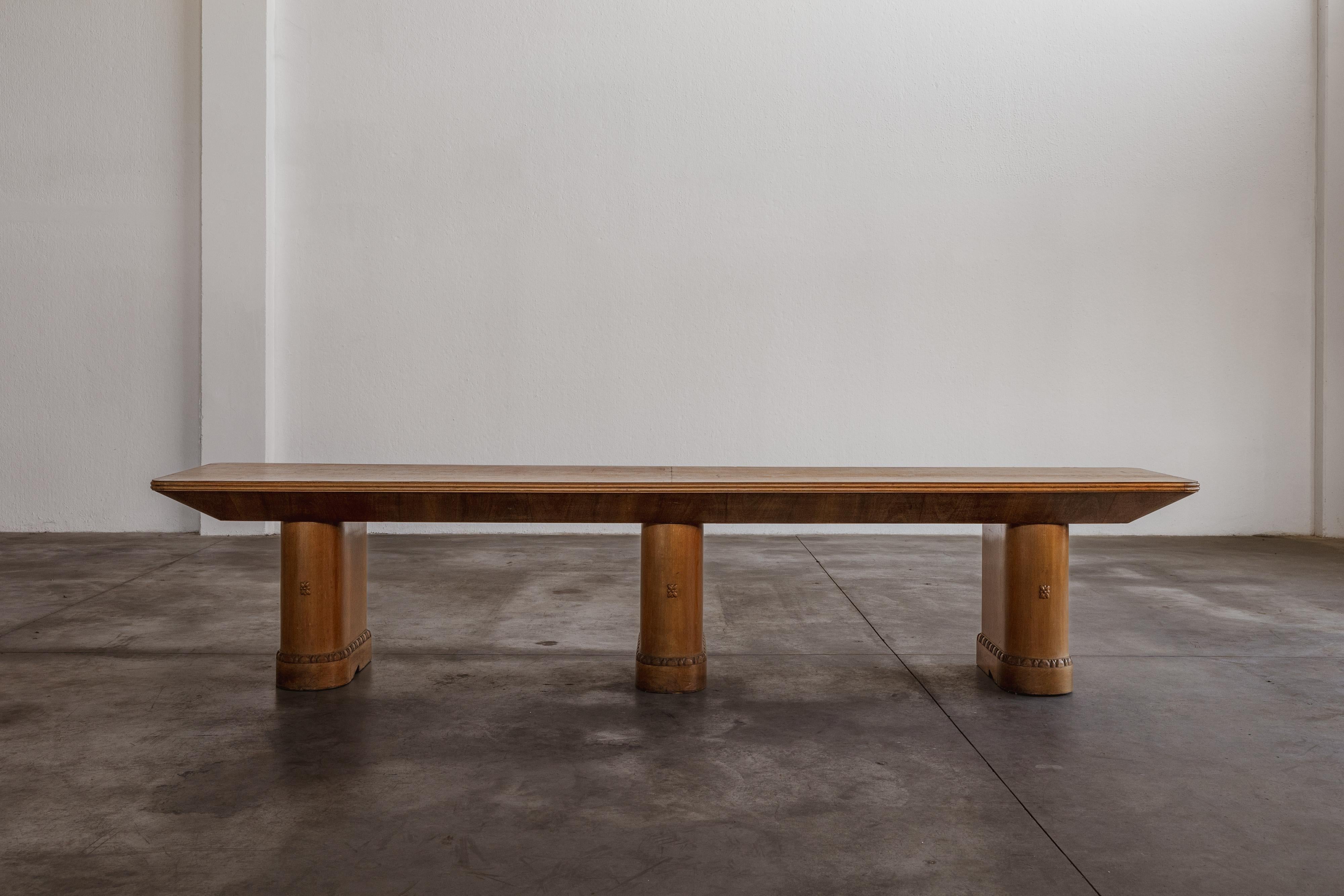Marcello Piacentini Counter Table, 1930s For Sale 1