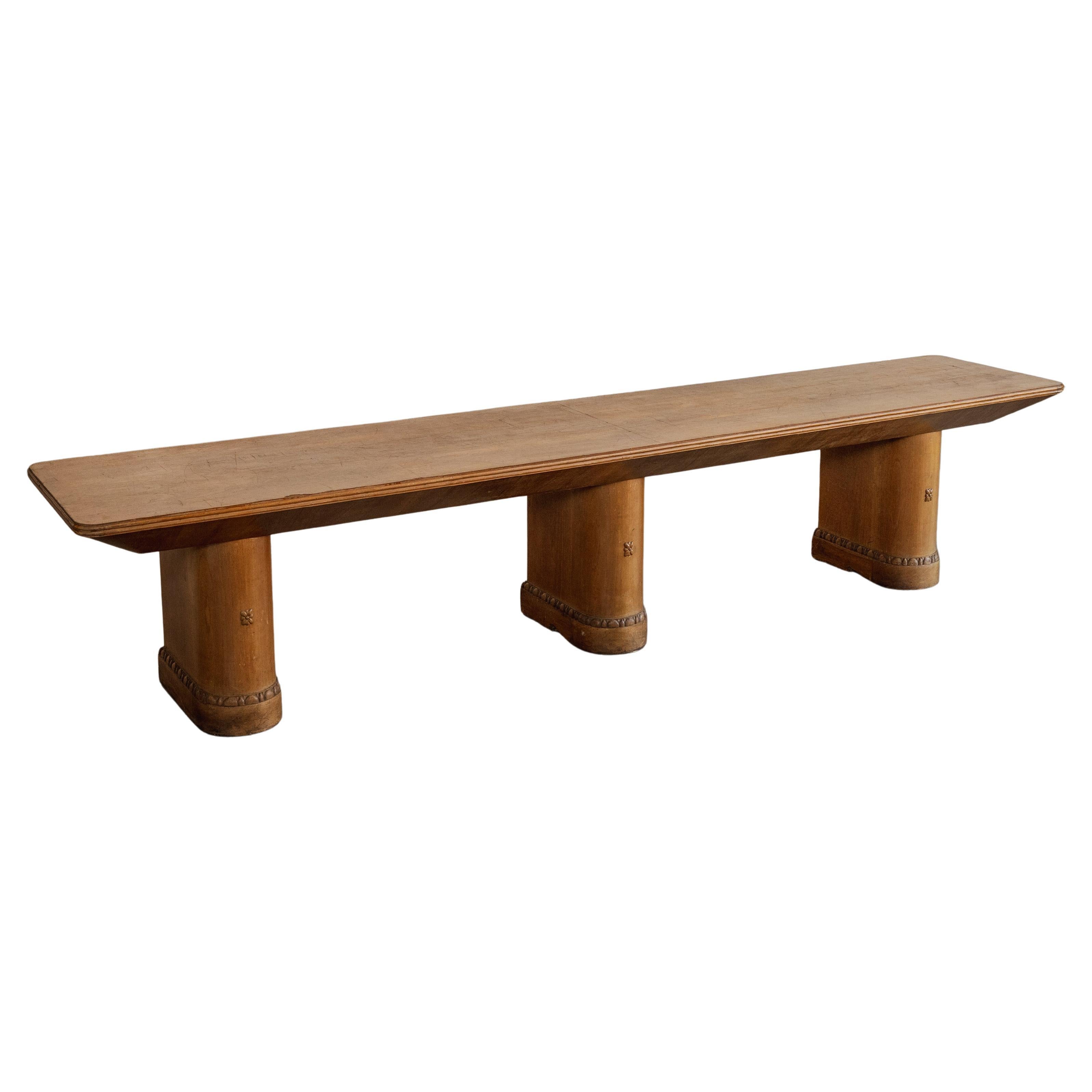 Marcello Piacentini Counter Table, 1930s For Sale