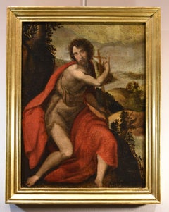 Saint John Baptist Venusti Paint 16th Century Oil on canvas Old master Italy Art