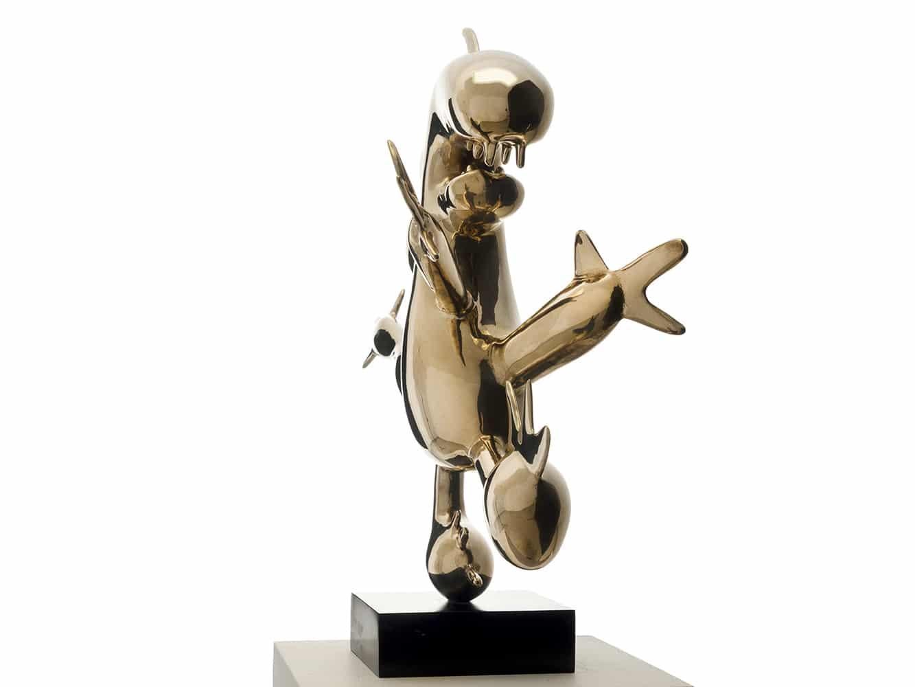 Der kleine Menschenfresser di Martin Klein Burgos - bronzo lucido, oro in vendita 1