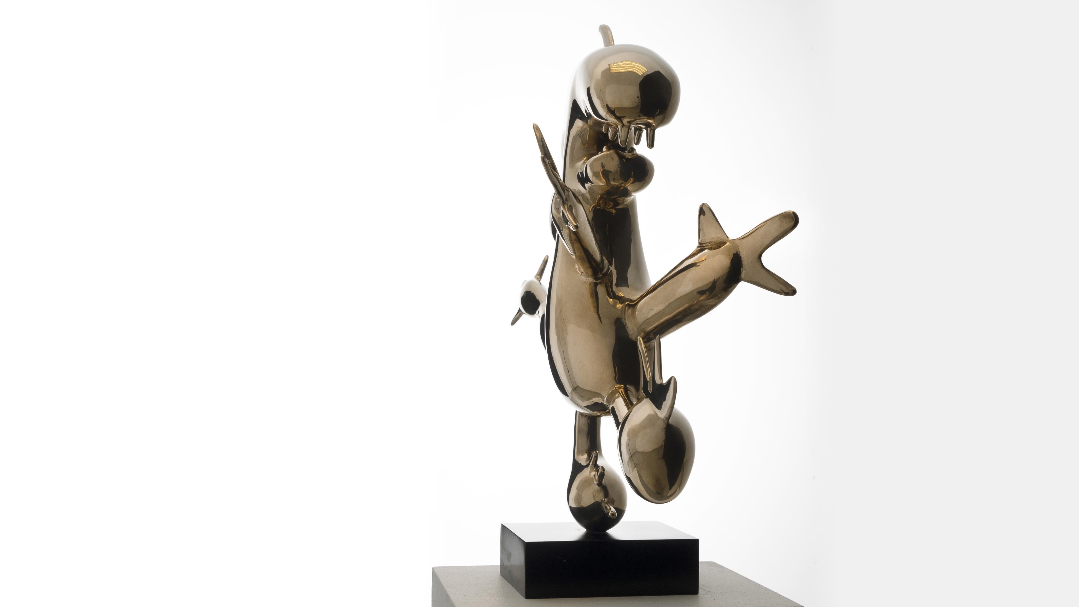 Der kleine Menschenfresser di Martin Klein Burgos - bronzo lucido, oro in vendita 3