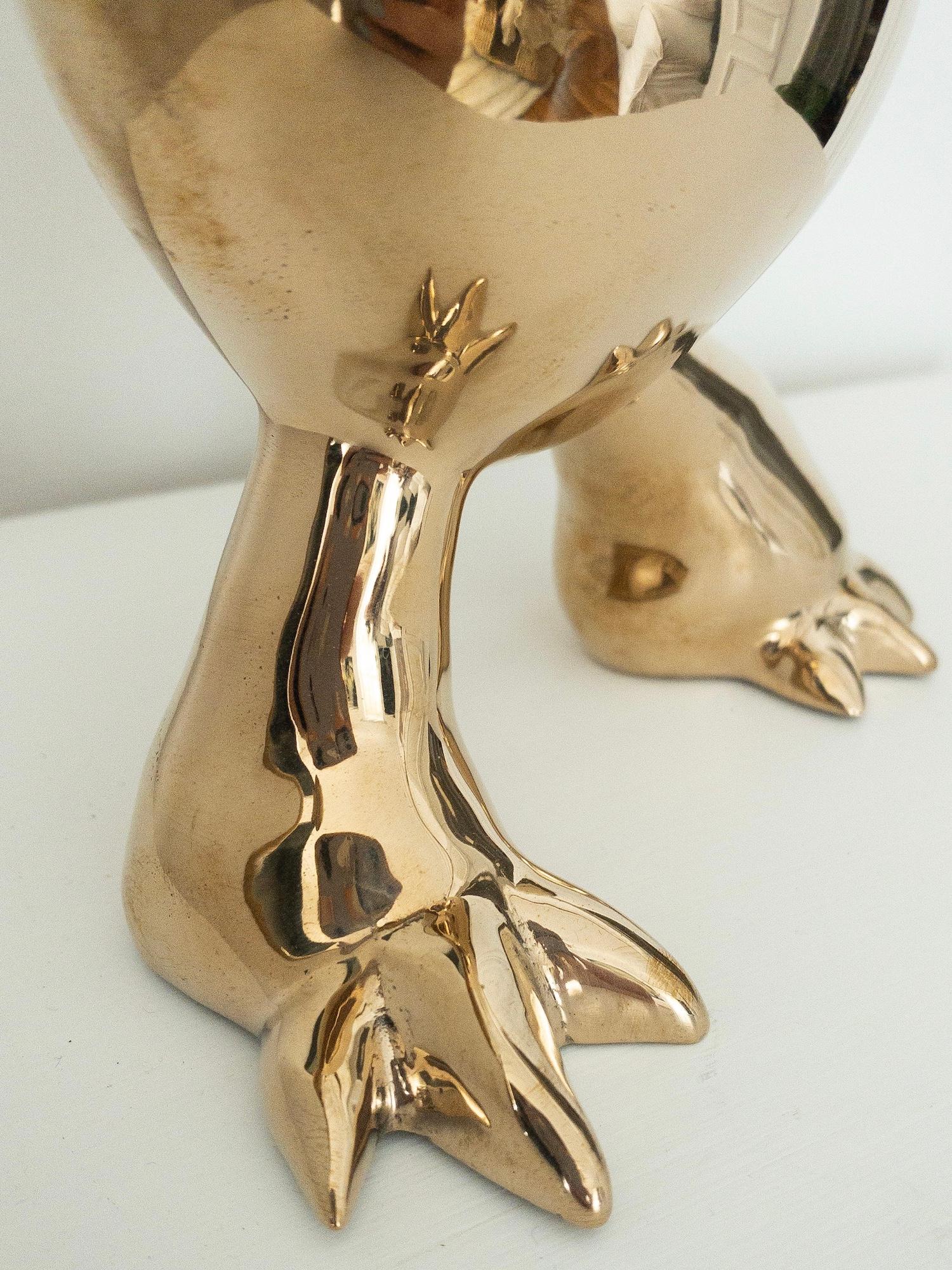 Furious Demon von Marcelo Martin Burgos – Skulptur aus polierter Bronzeskulptur, golden im Angebot 7