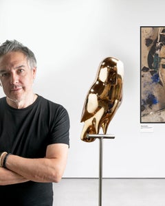 Owl – Marcelo Martin Burgos Abstract Expressionist Bronze Sculpture