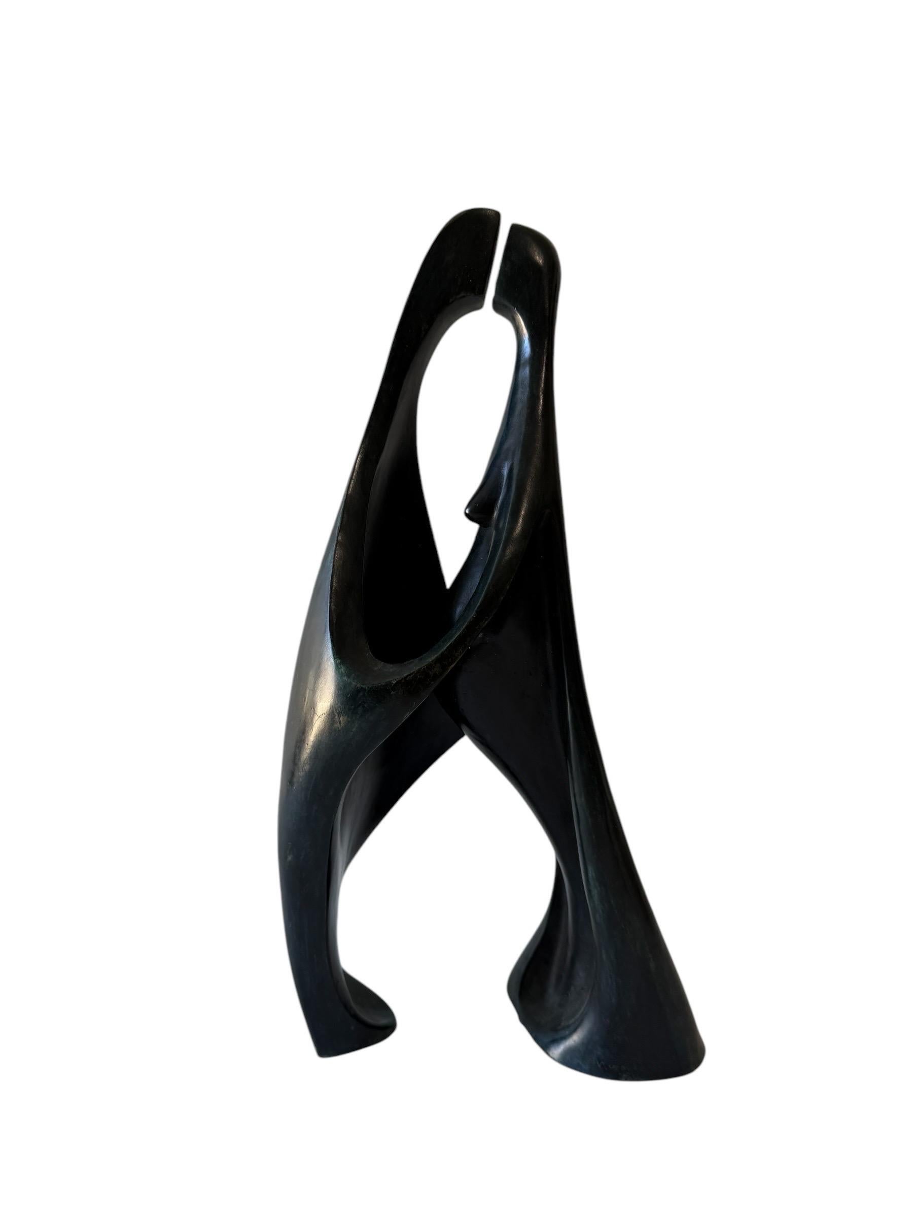 Arte Latinoamericano Figurativo Abstracto Escultura Bronce Amantes Marcelo Morandin en venta 5