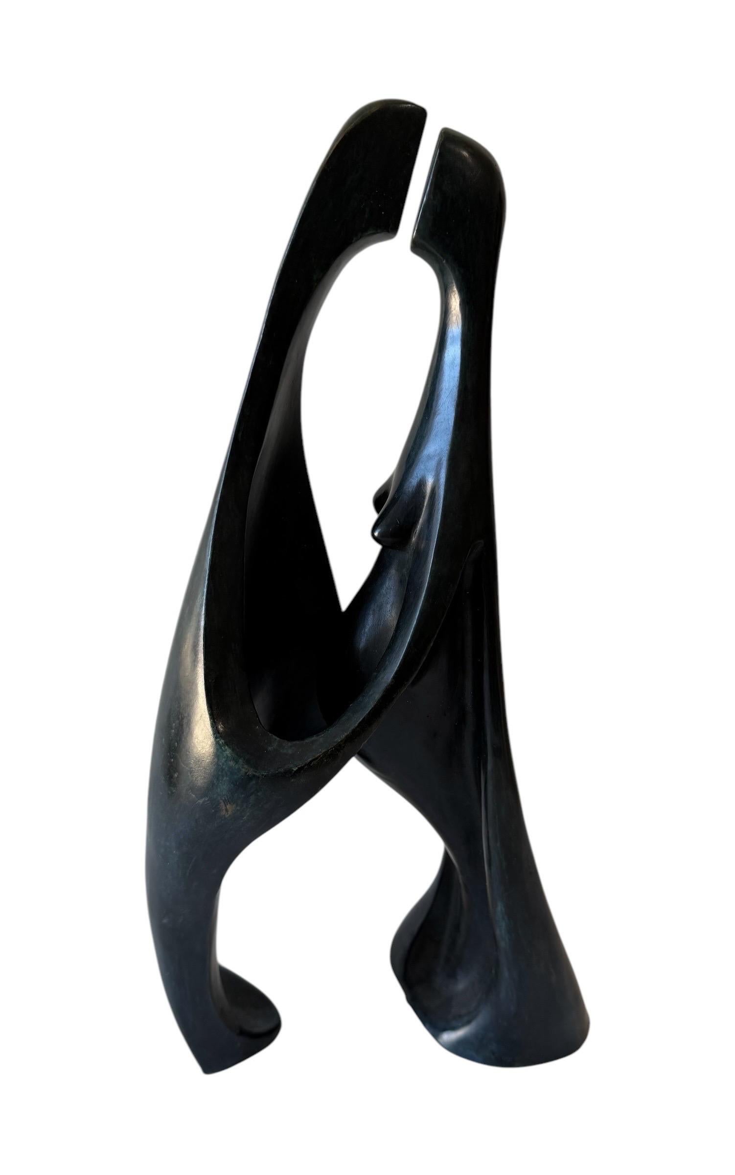 Arte Latinoamericano Figurativo Abstracto Escultura Bronce Amantes Marcelo Morandin en venta 7