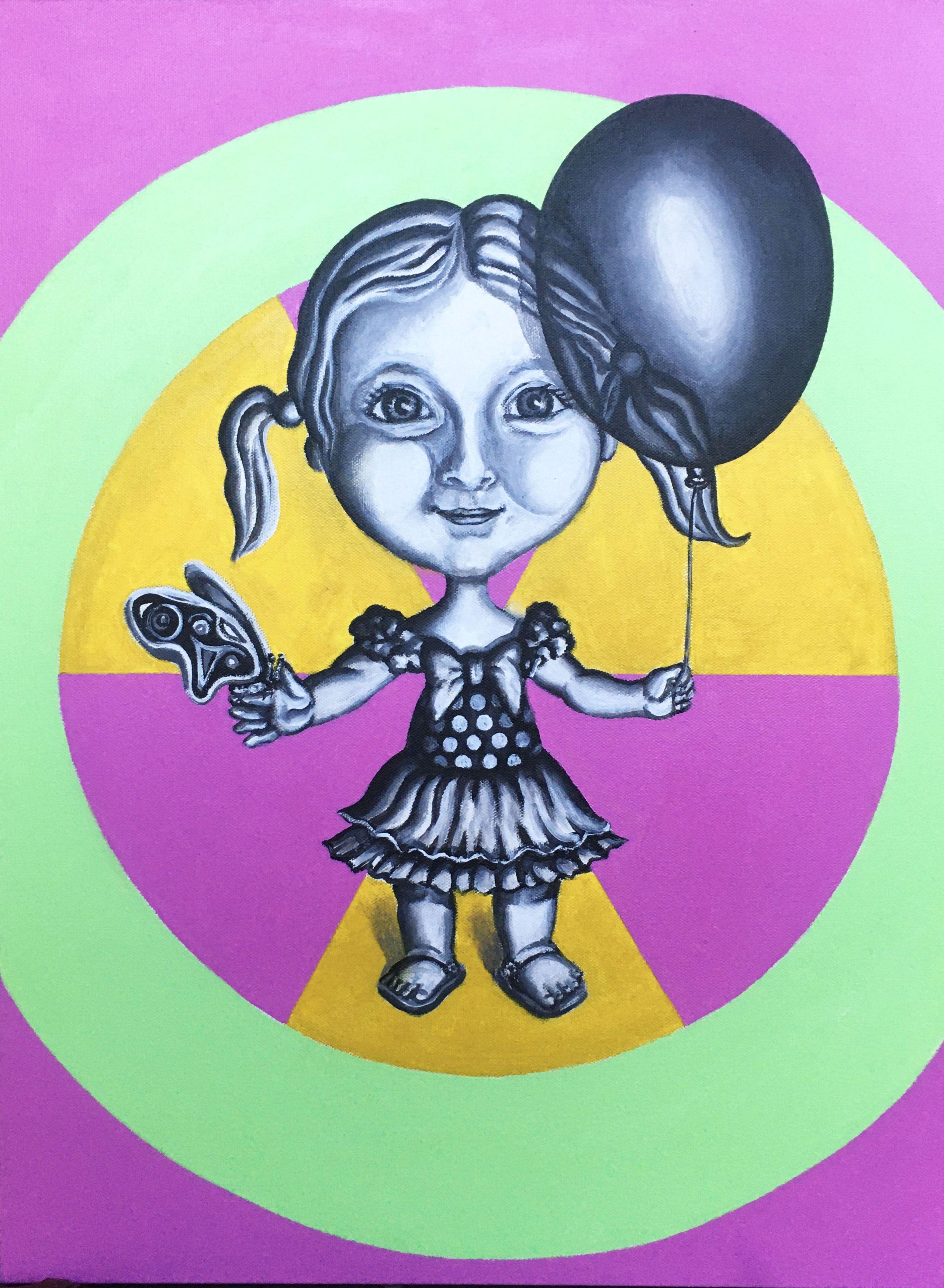 MUNEQUITA, Pintura, Acrílico sobre lienzo - Painting de Marcelo Novo