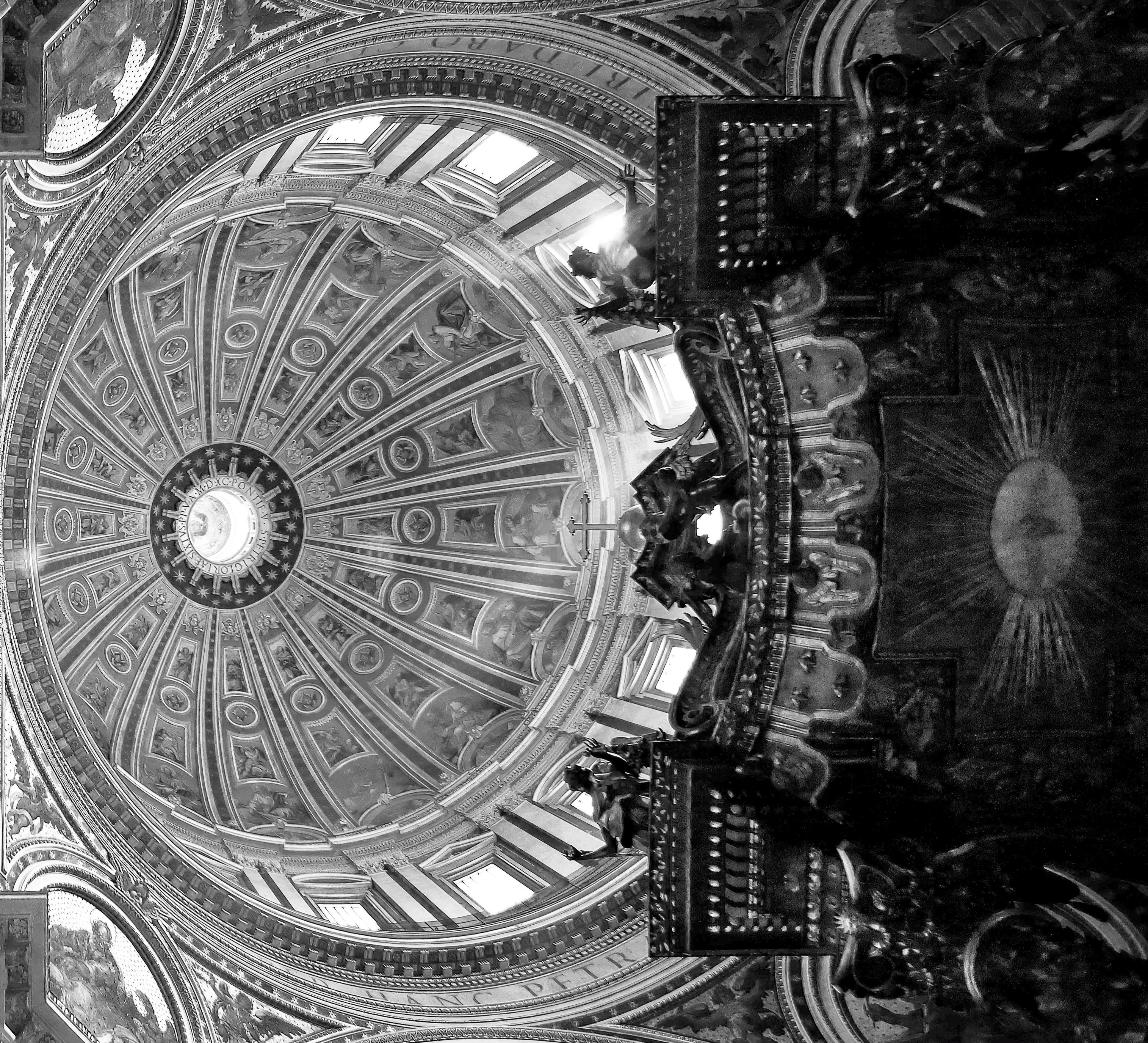 San Pietro - Gray Black and White Photograph by Marcelo Soulé