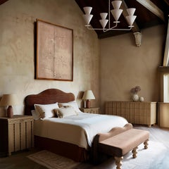 "Marchand" Scalloped Oak Dresser by Christiane Lemieux