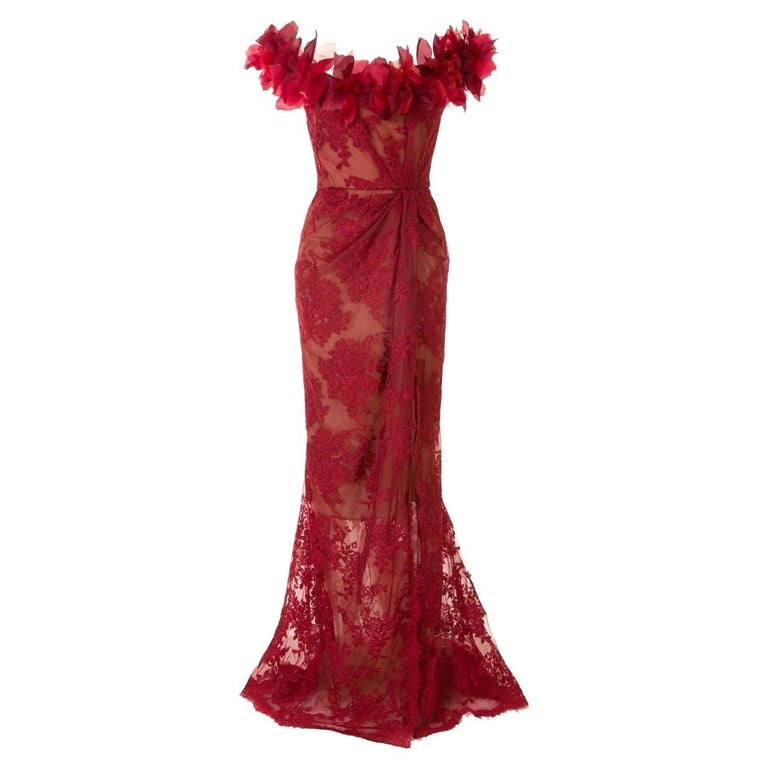 white christmas dresses View the Marchesa Fall 24 Collection main image 1