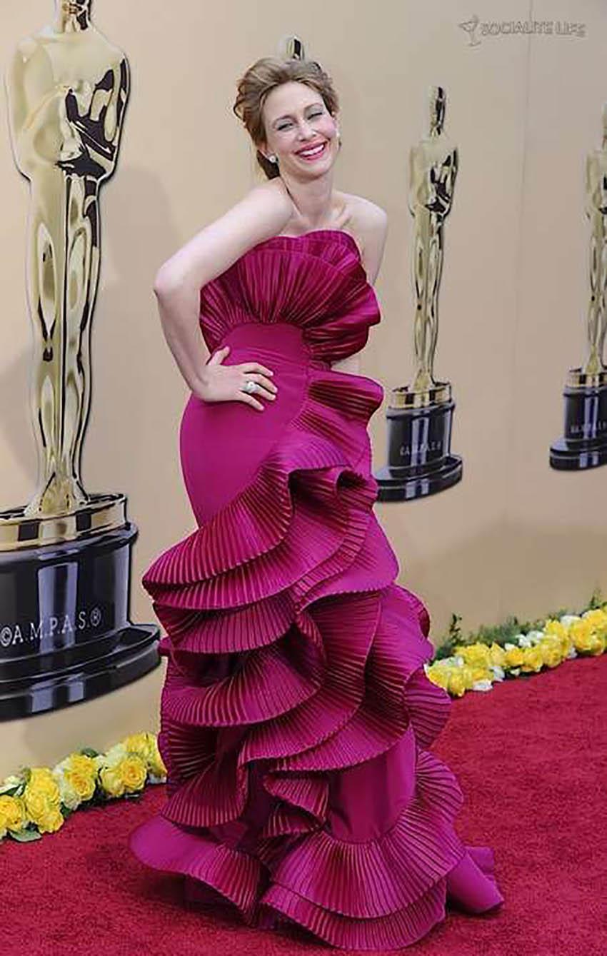 marchesa notte fuchsia dress