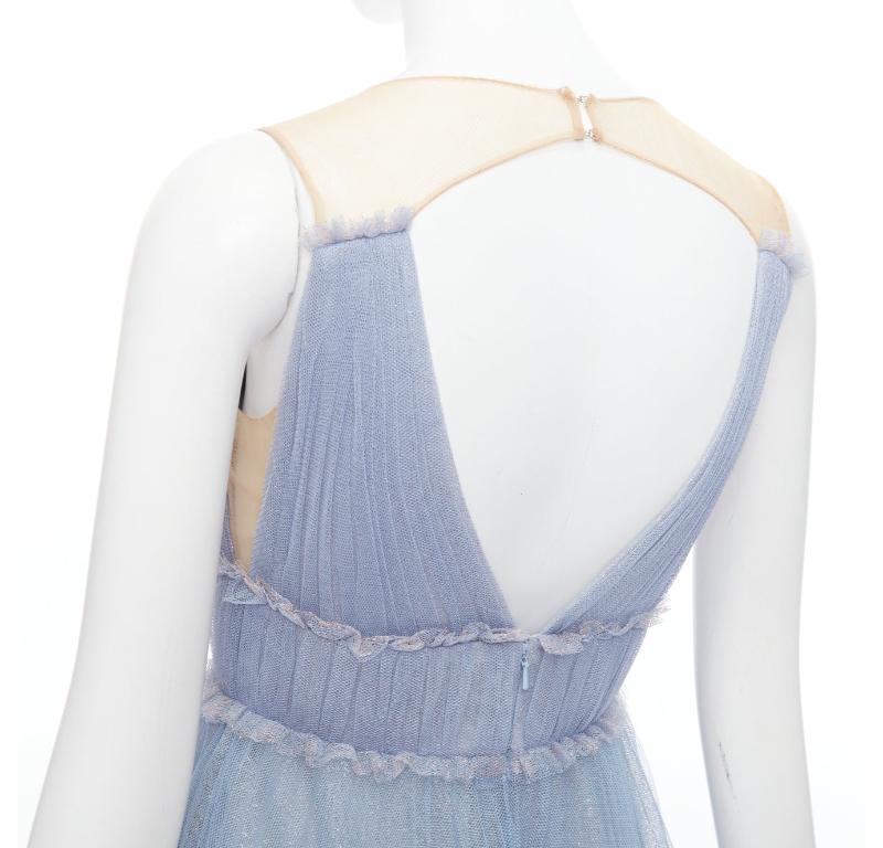 MARCHESA NOTTE vestido de tul azul bebé blanco ombre con cintura fruncida UK6 XS
Referencia: YIKK/A00176
Marca: Marchesa
Colección: Notte
Material: Poliéster
Color: Azul, Blanco
Patrón: Sólido
Cierre: cremallera
Forro: Tejido azul
Detalles