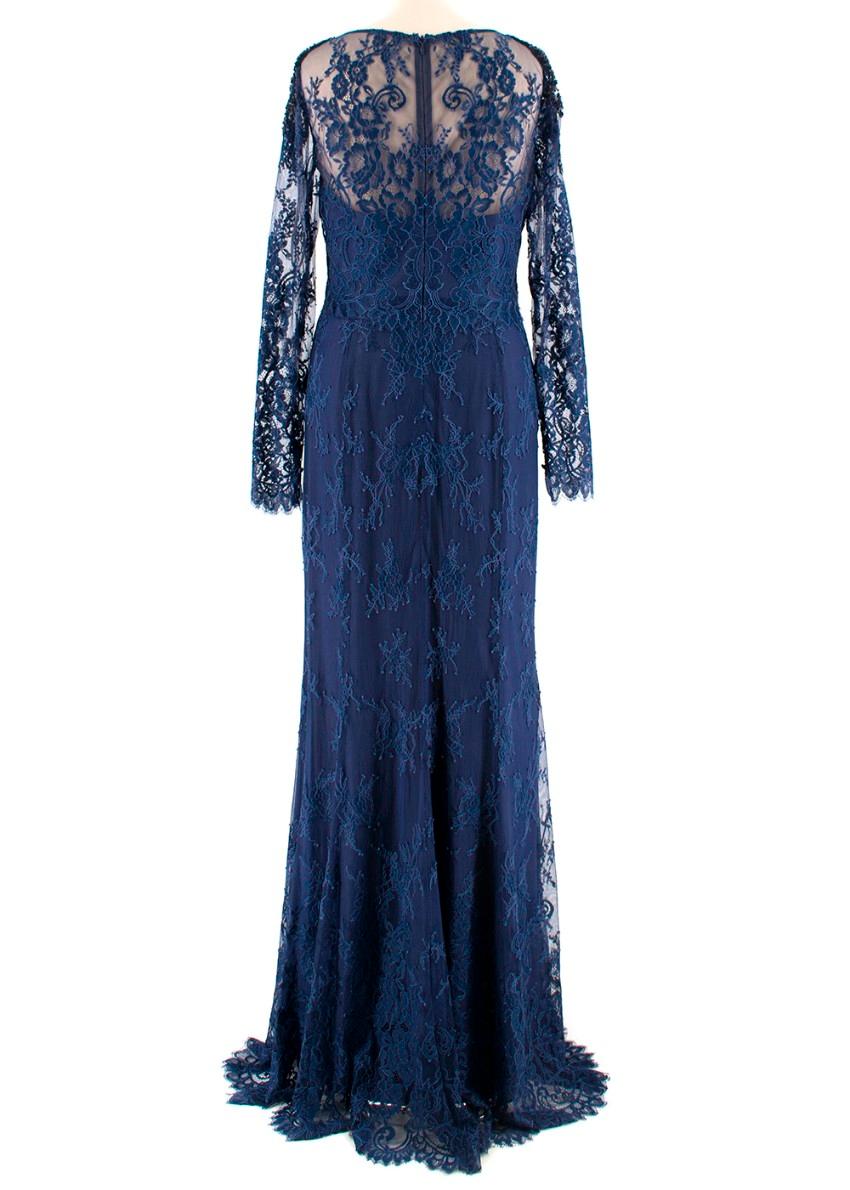 marchesa notte navy gown