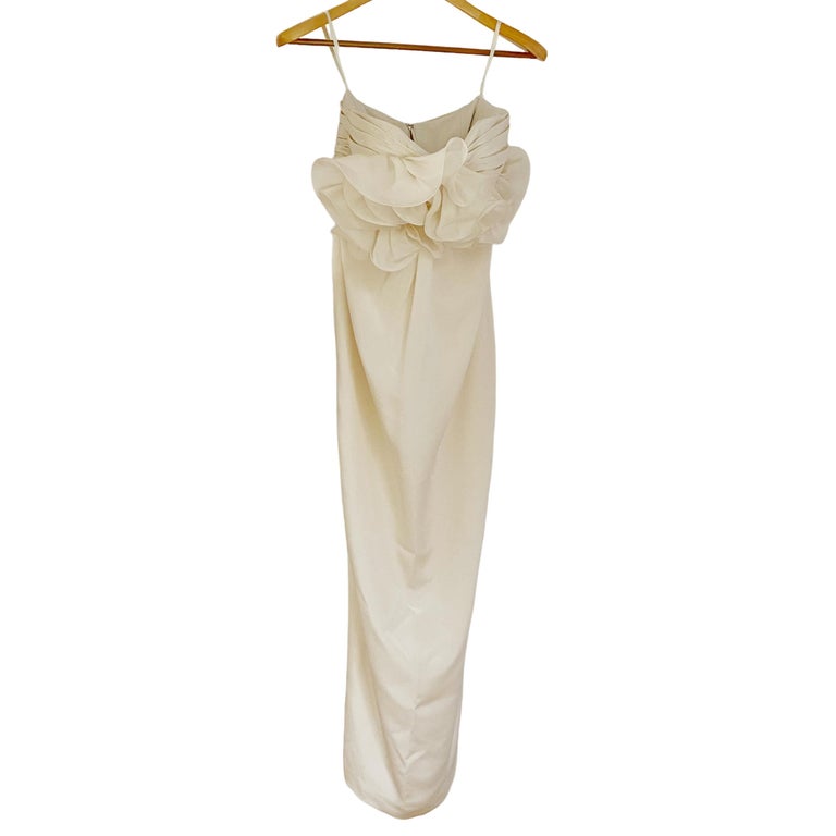 slim fit dress slacks Marchesa Notte Tiernan – Nearly Newlywed main image 0