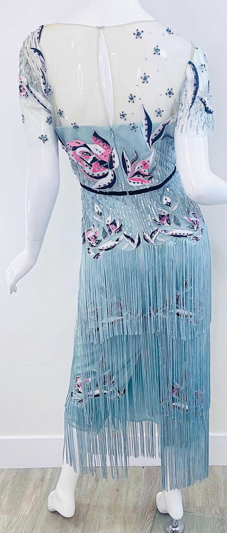 prom dresses blue lace Blue Tulle A-line V-neck Lace Flowers Long Prom Dresses, Evening Dress,  MP720