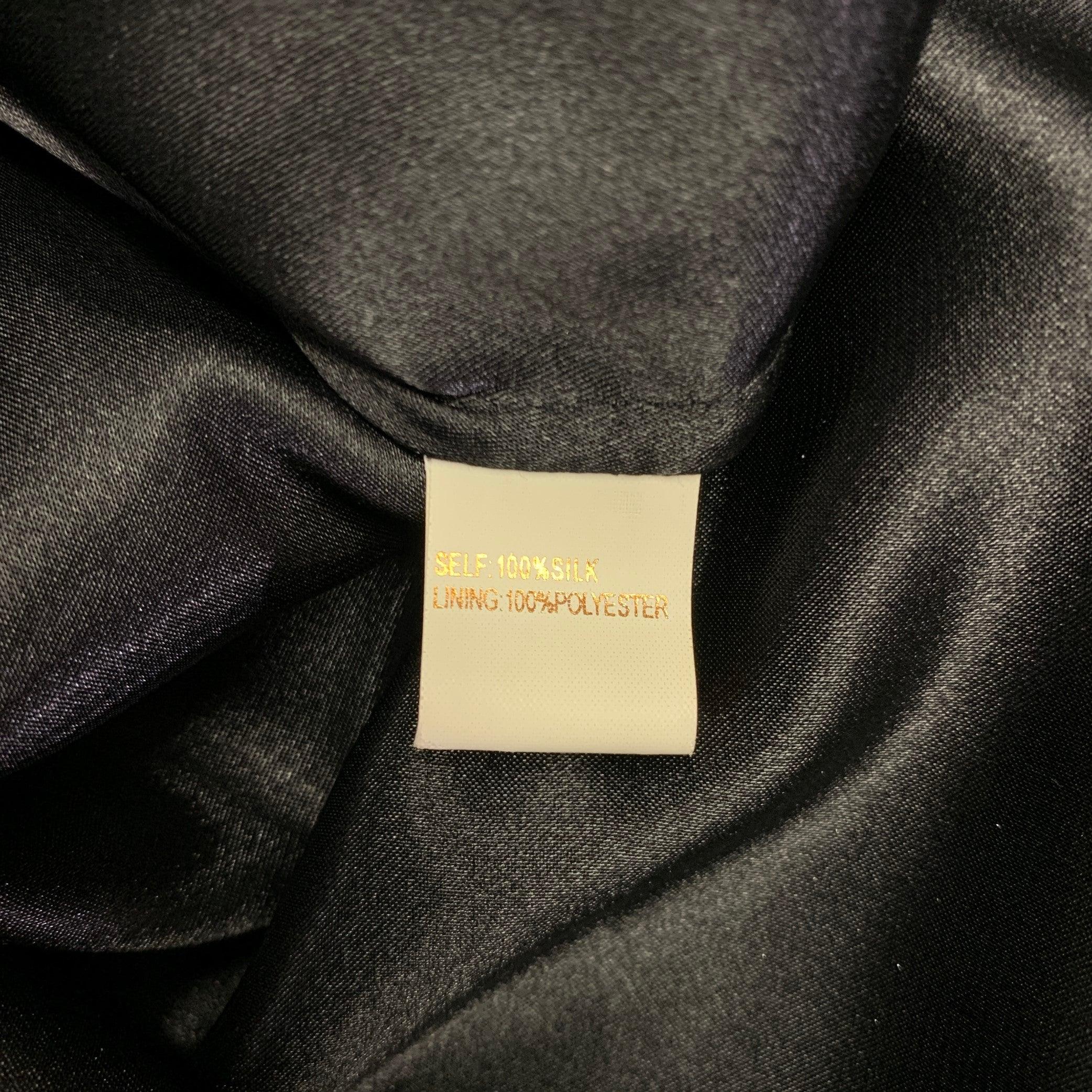 MARCHESA NOTTE Size 4 Black Silk Ruffled One Shoulder Cocktail Dress For Sale 3