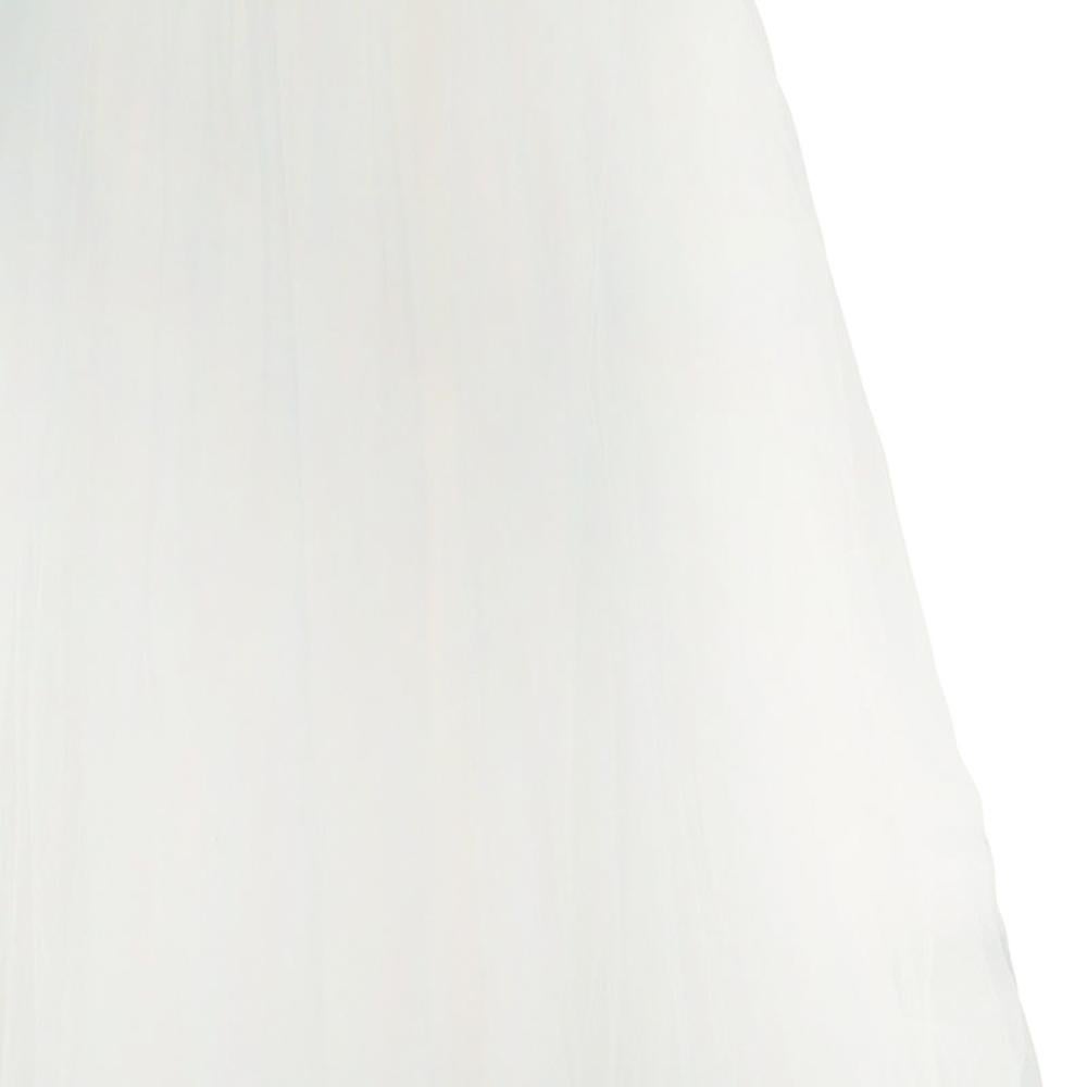 Women's Marchesa Ruffle Embellished Wedding Dress XS