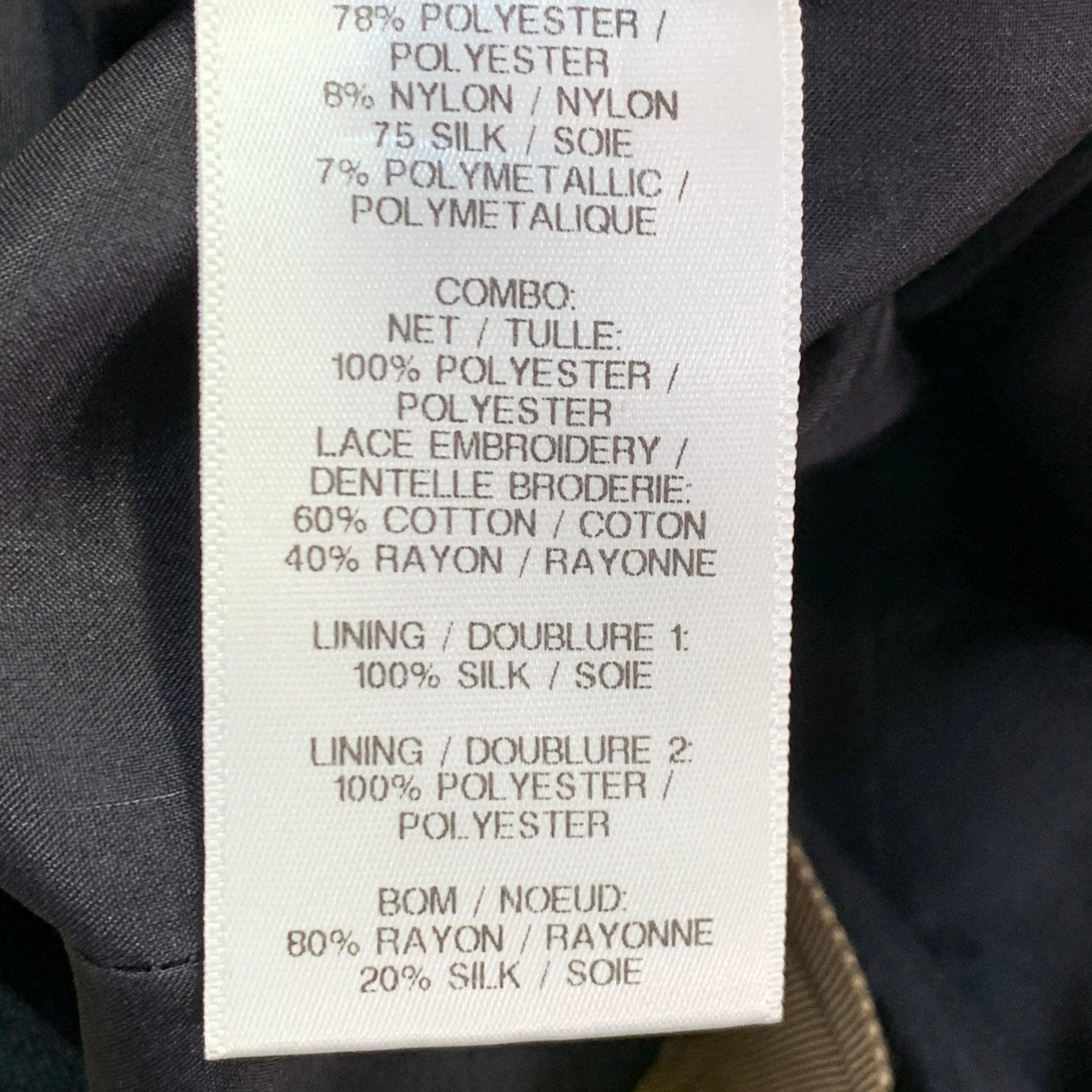 MARCHESA Größe 4 Schwarz Sage Gold Abstrakt Floral Jacquard Trägerlos Langes Abendkleid im Angebot 3