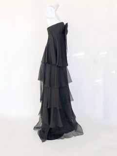 Marchesa strapless gown