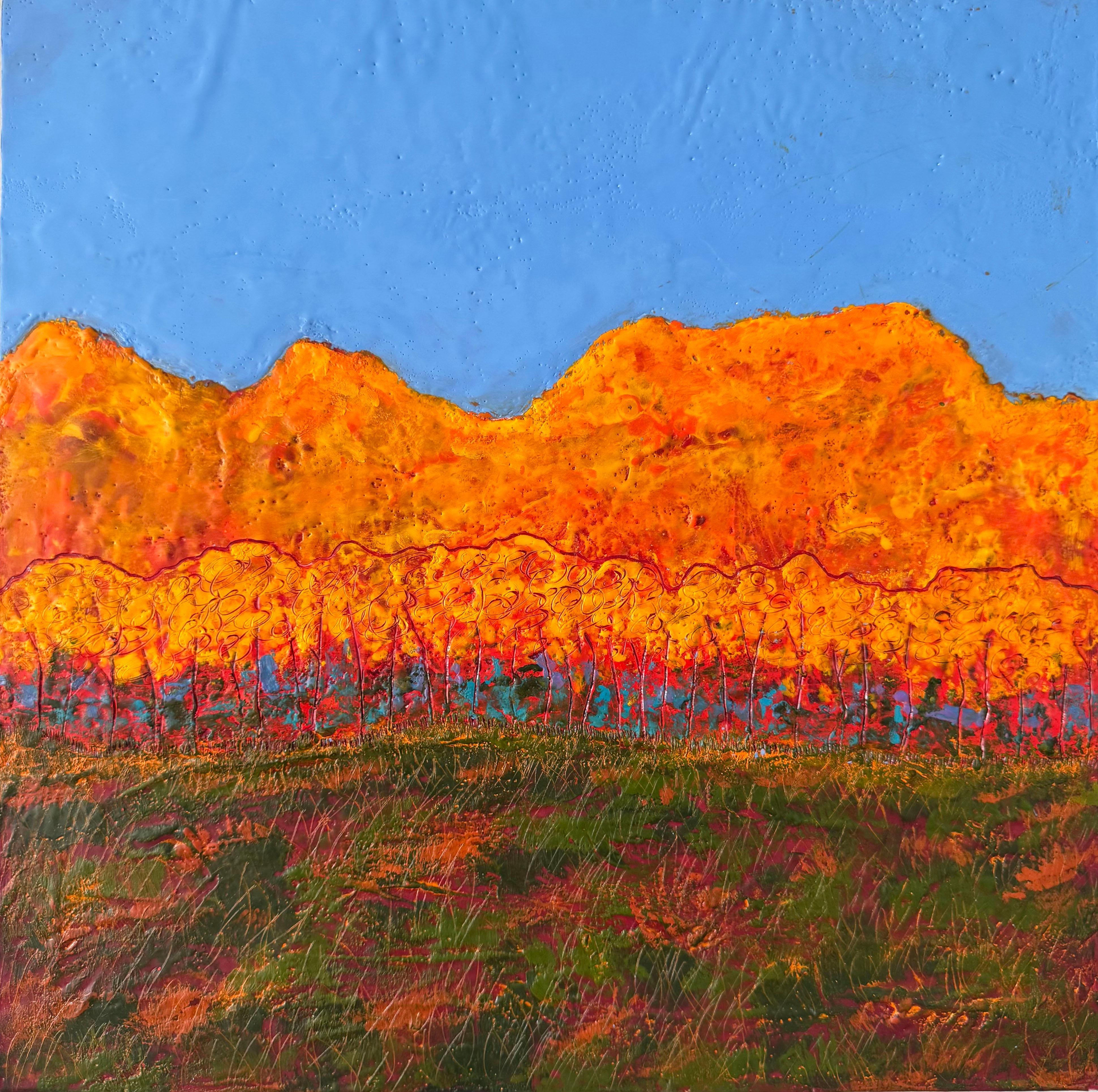 Marcia Crumley Landscape Painting - Autumn Hills, Vermont