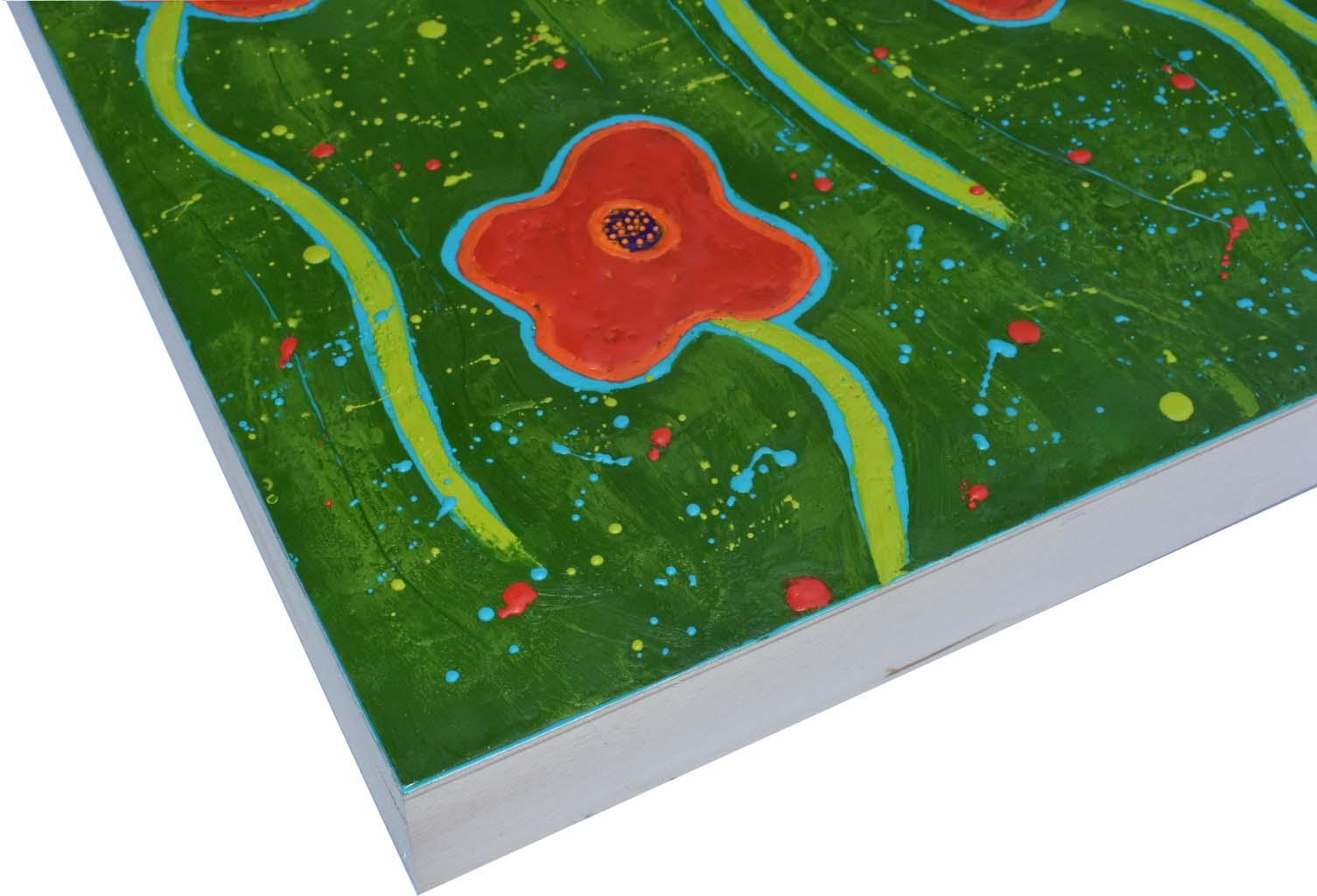 Gioia d'estate - Landscape Painting Blu di Marcia Crumley