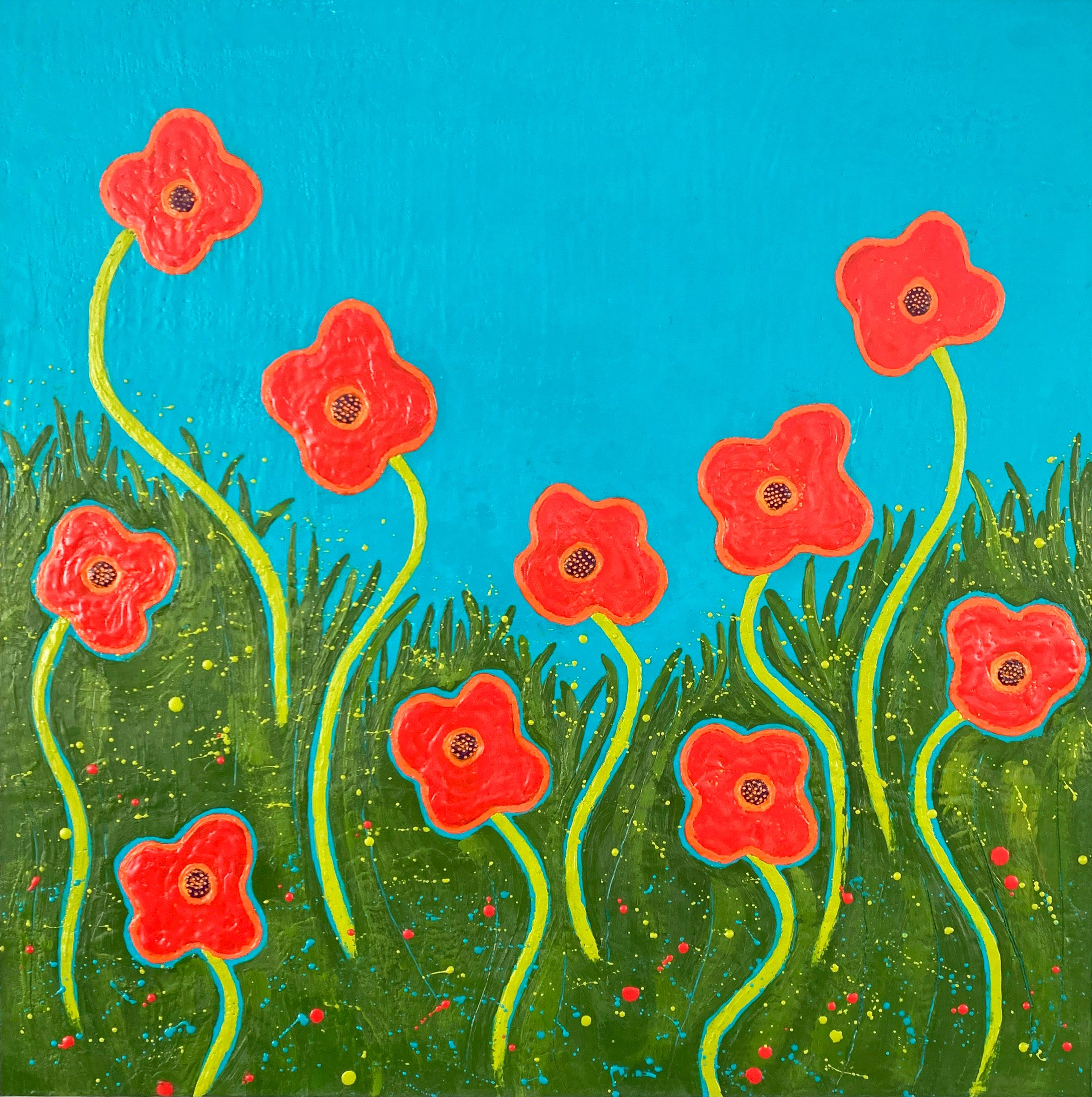 Landscape Painting di Marcia Crumley - Gioia d'estate
