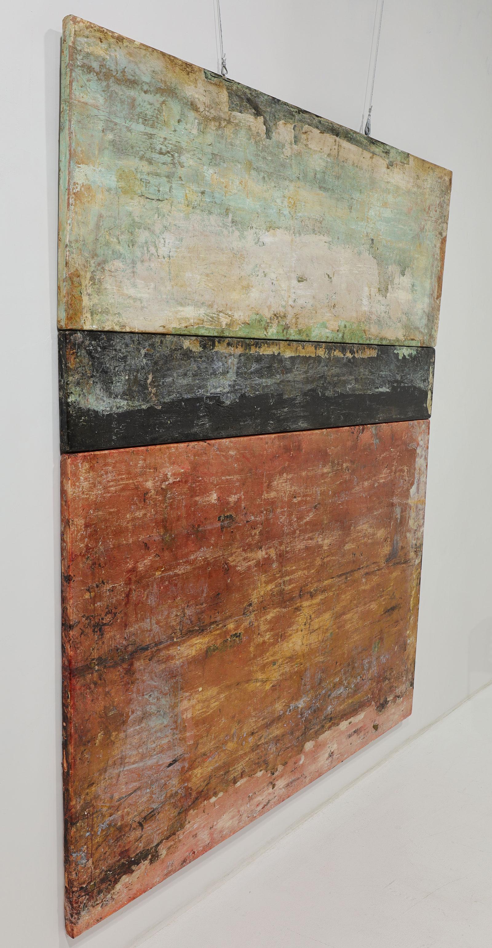 Marcia Myers (1949 - 2008), „Scavi LXXI“, Triptychon, dtd. 1998 (amerikanisch) im Angebot