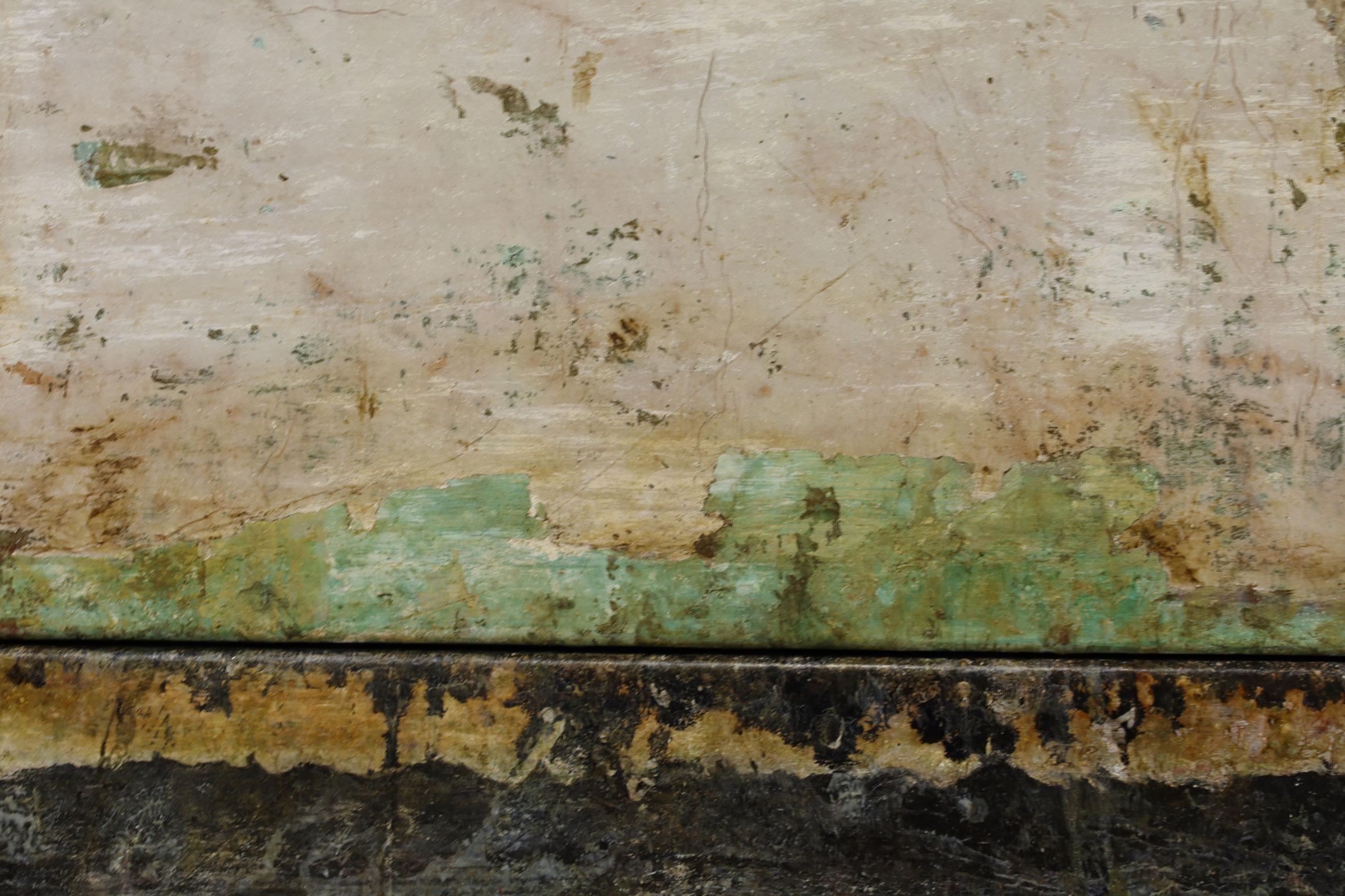 Marcia Myers (1949 - 2008), „Scavi LXXI“, Triptychon, dtd. 1998 im Zustand „Gut“ im Angebot in Dallas, TX