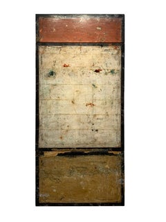 "Frammento del Muro CCII", Fresco sobre lino