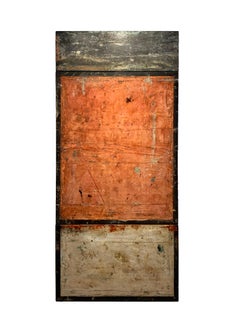 "Frammento del Muro CCIII", Affresco su lino
