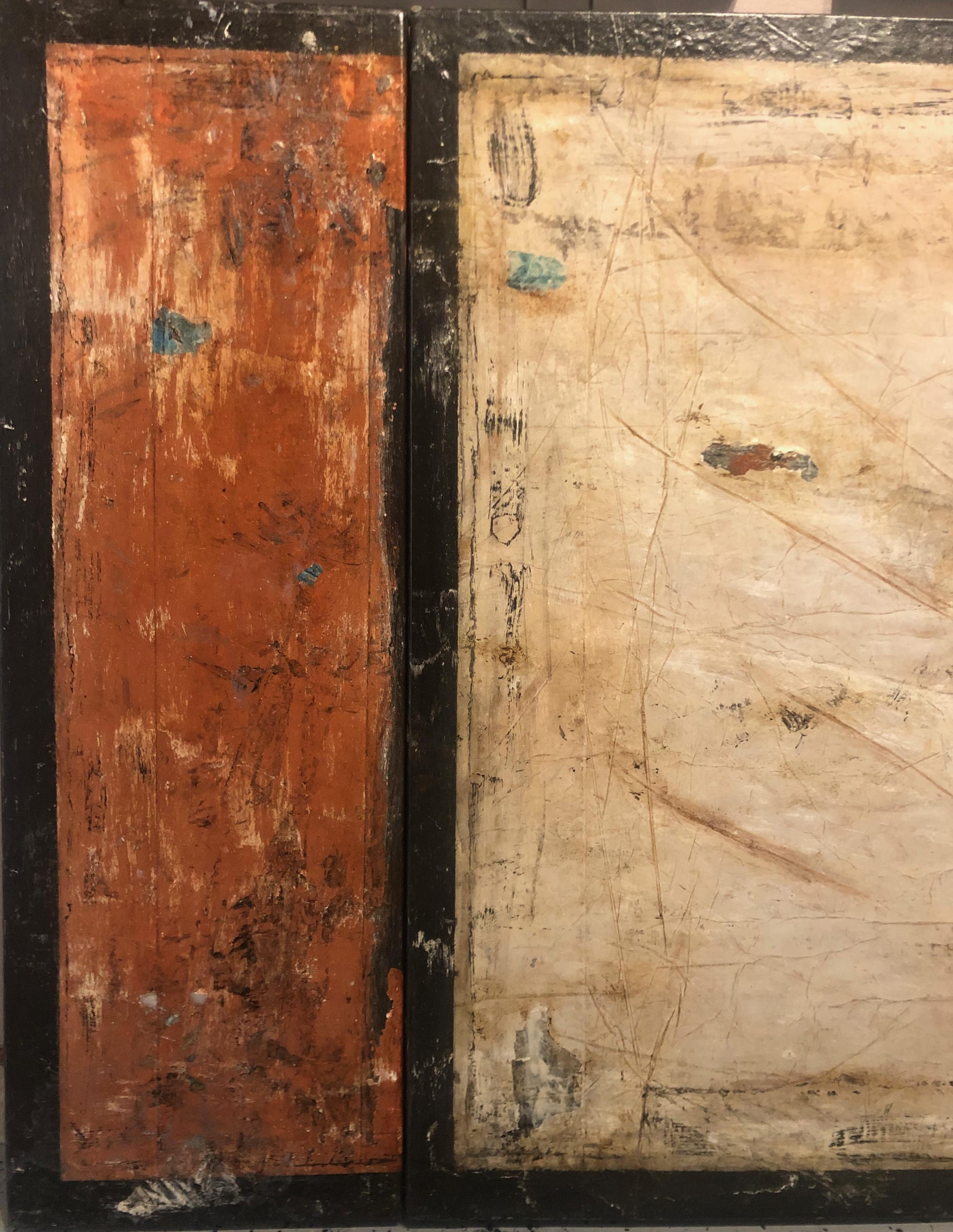 Frammento Del Muro - Painting by Marcia Myers