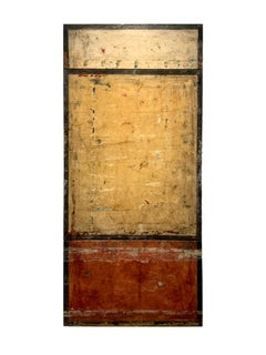"Frammento del Muro MMI-XIII", Fresco sobre lino, 2001, Marcia Myers, Grande, Cornamusa